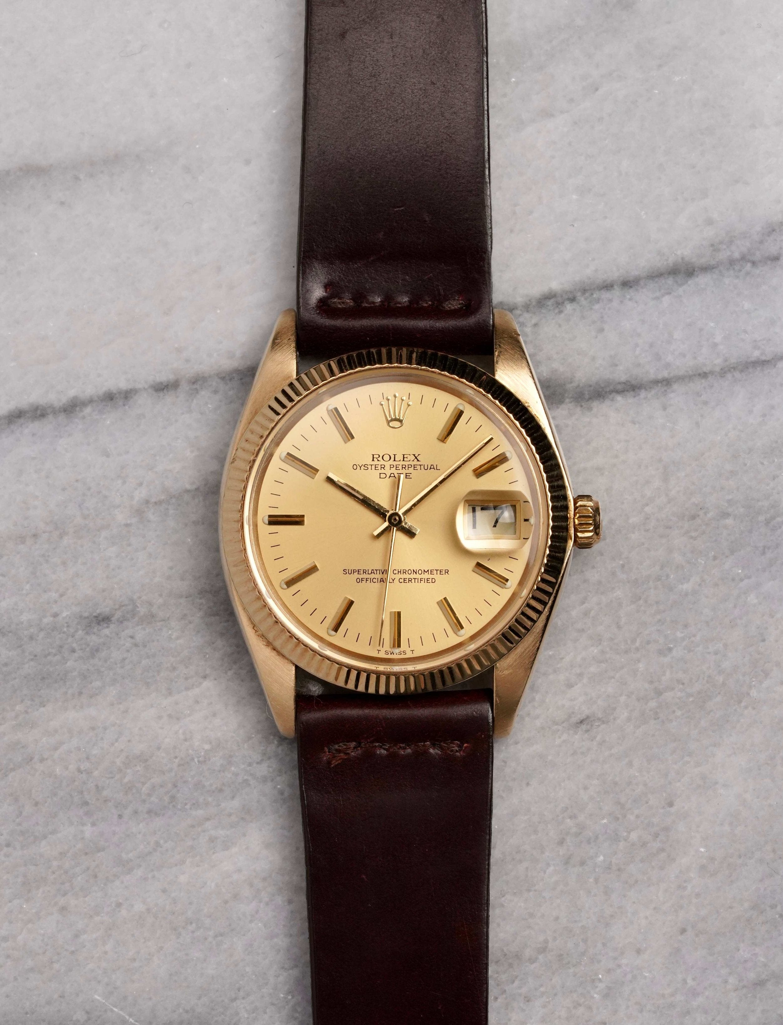 Rolex OP 1503 - 14K Gold “Chevy”.