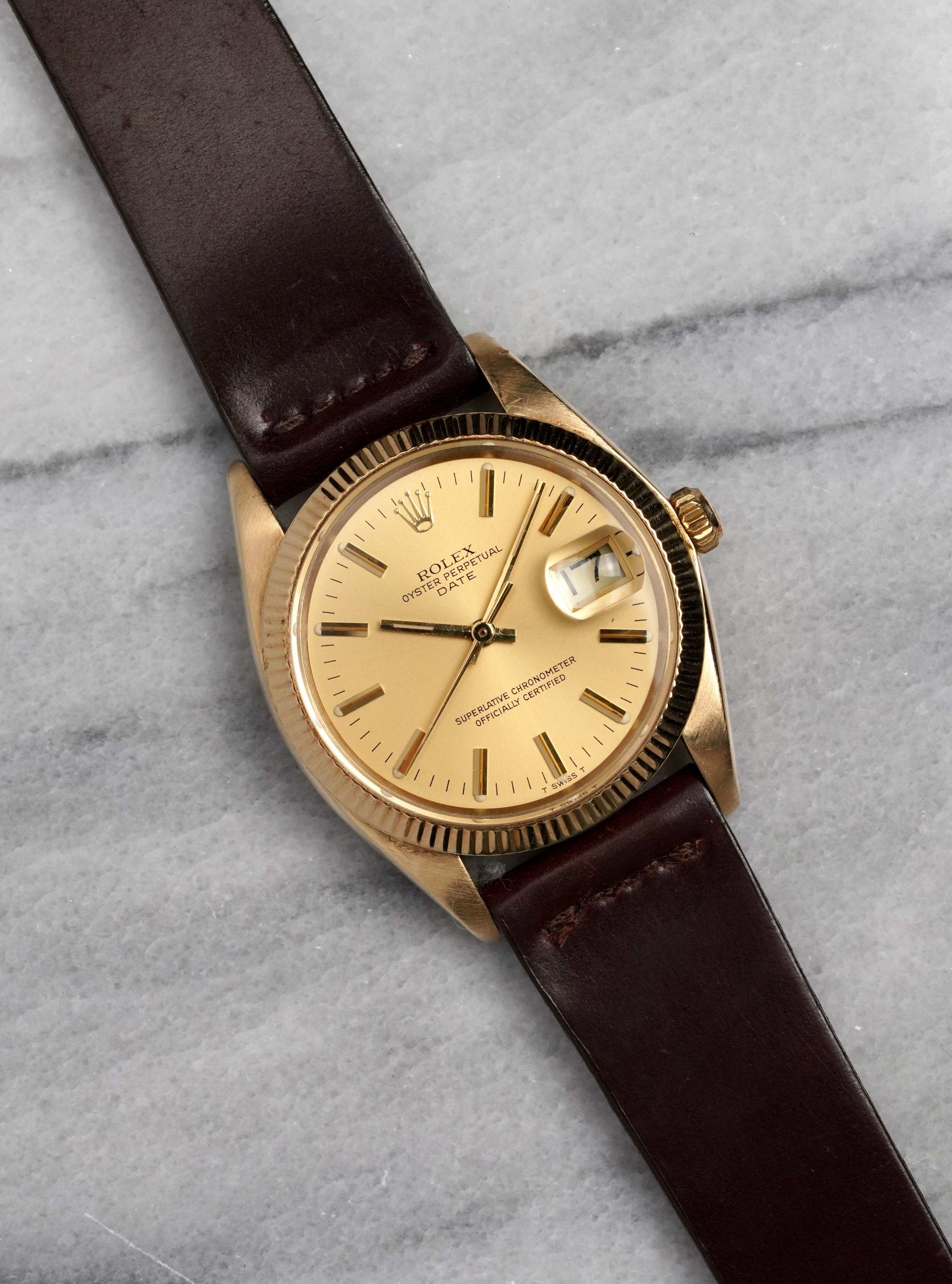 Rolex OP 1503 - 14K Gold “Chevy”.