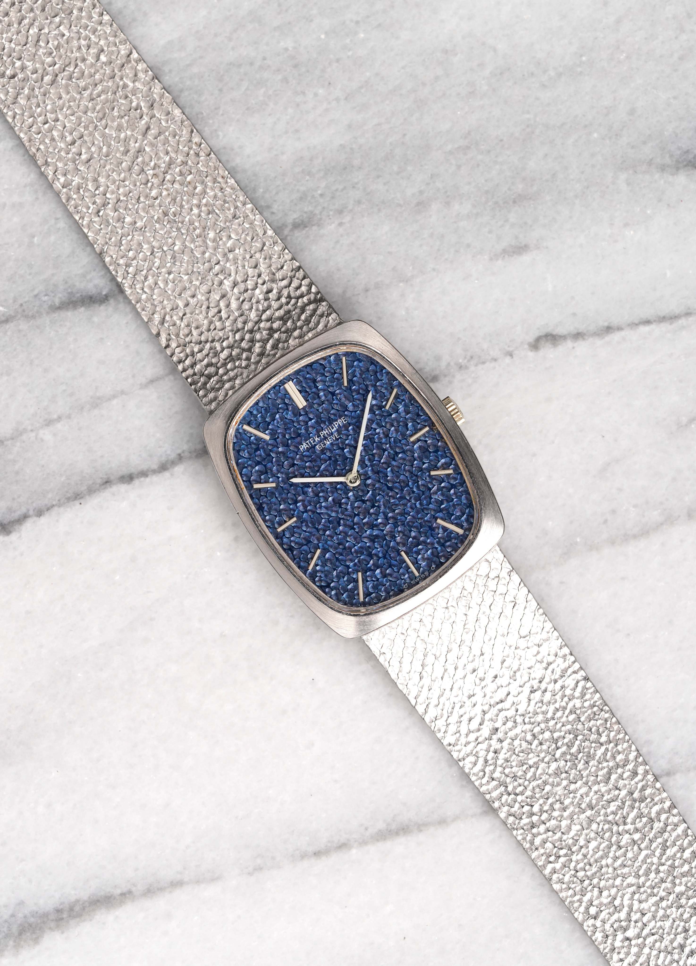 Patek Philippe Blue Hammer Dial - 18K White Gold