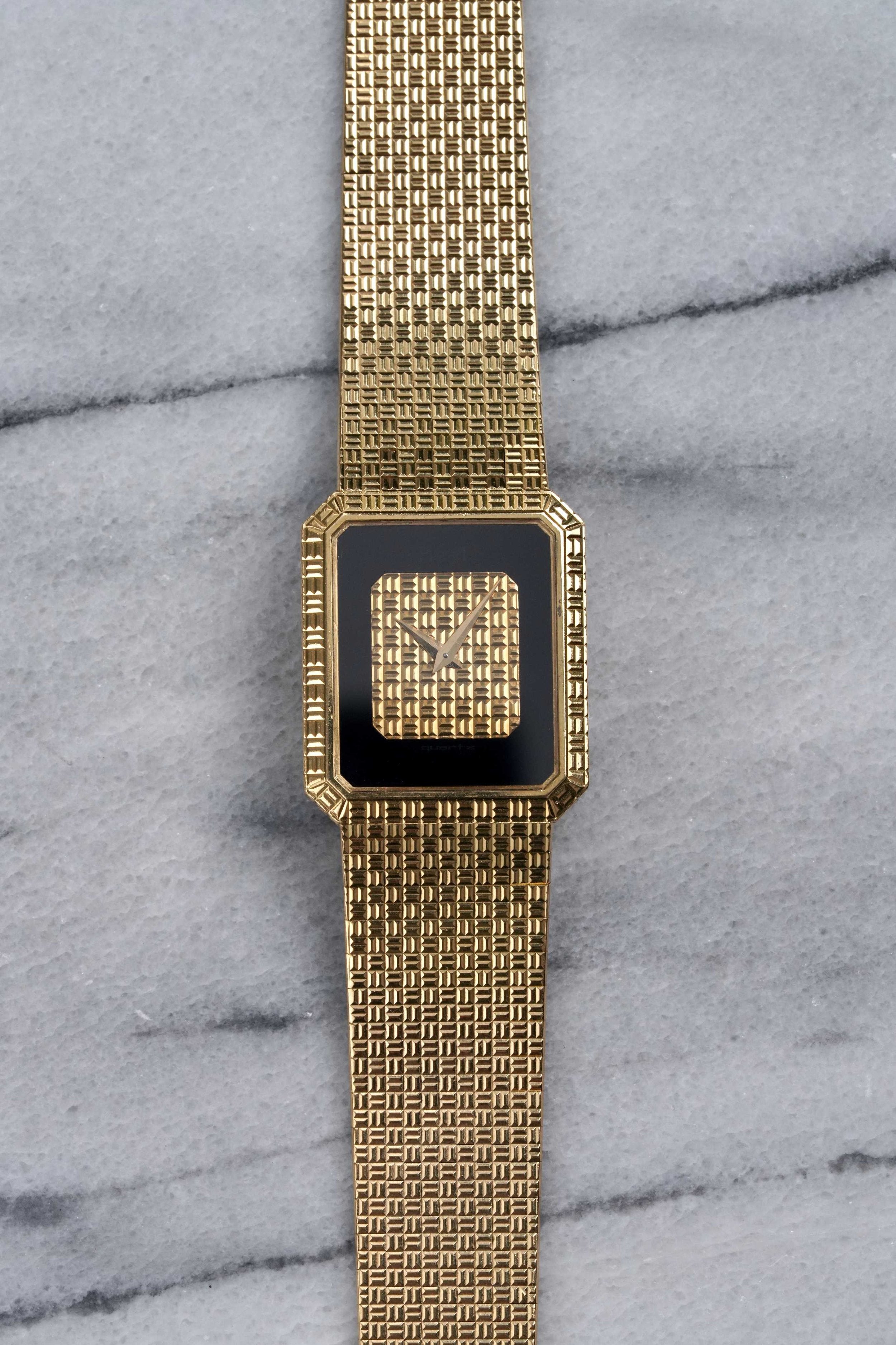 Piaget 18k gold watch vintage best sale