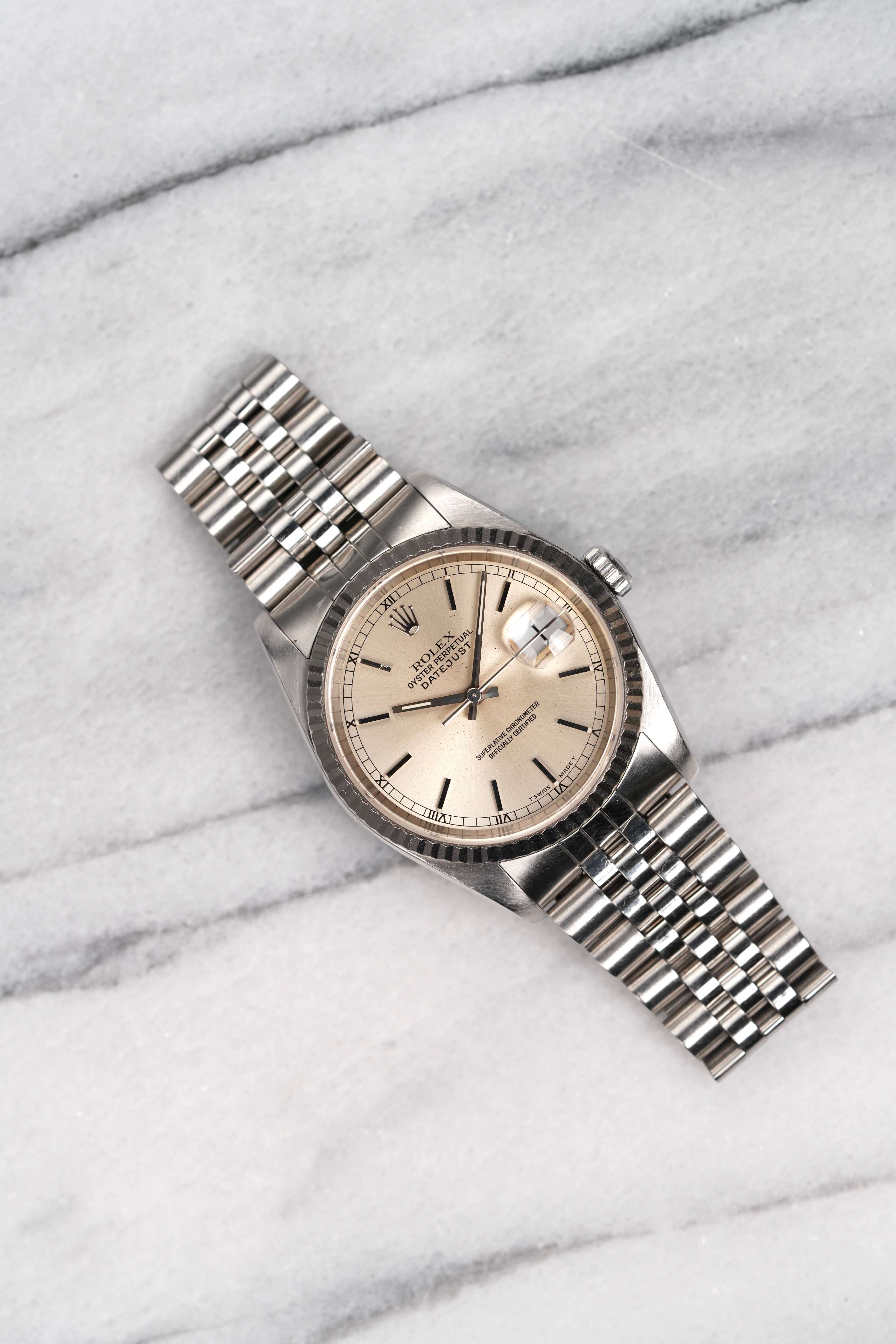 Rolex Datejust 16234 - Silver Dial.