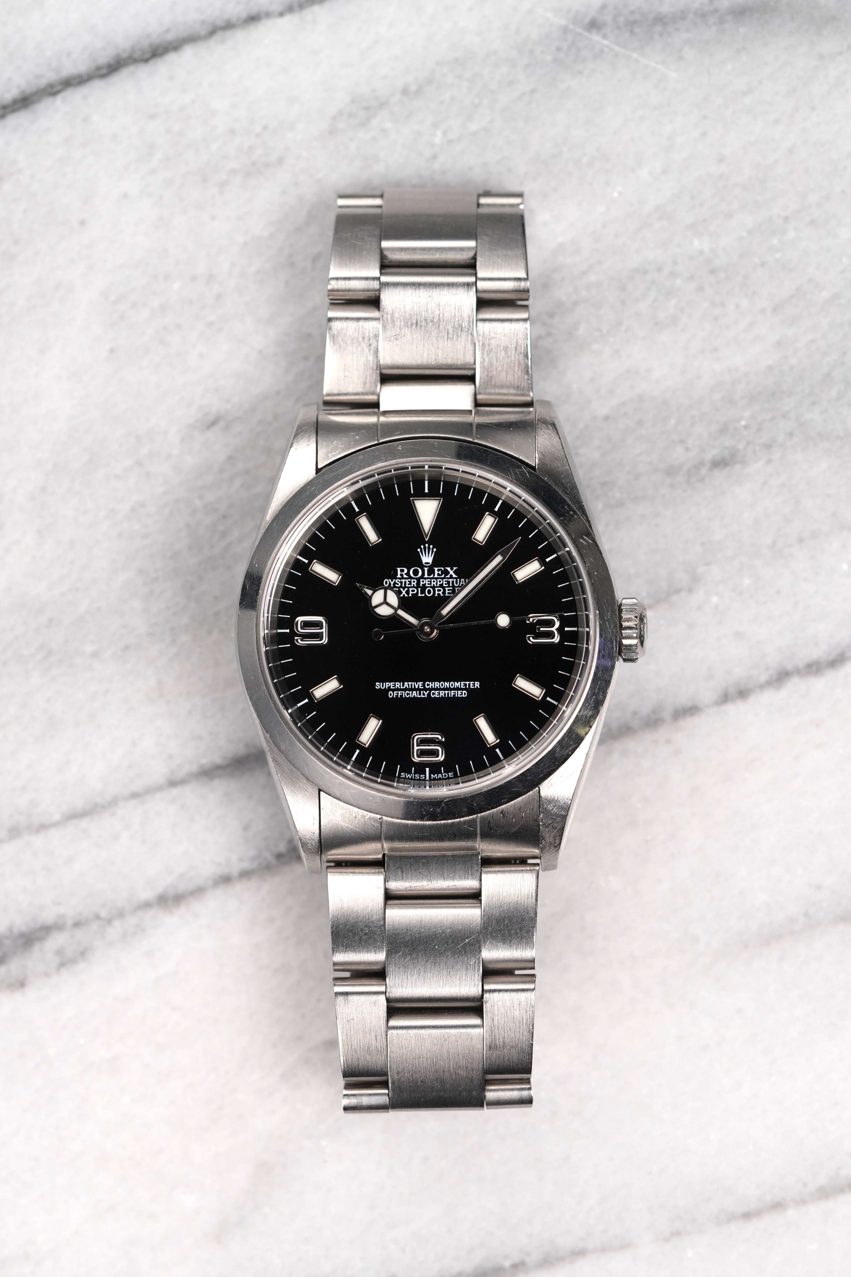 Rolex Explorer 14270 - Black Dial.