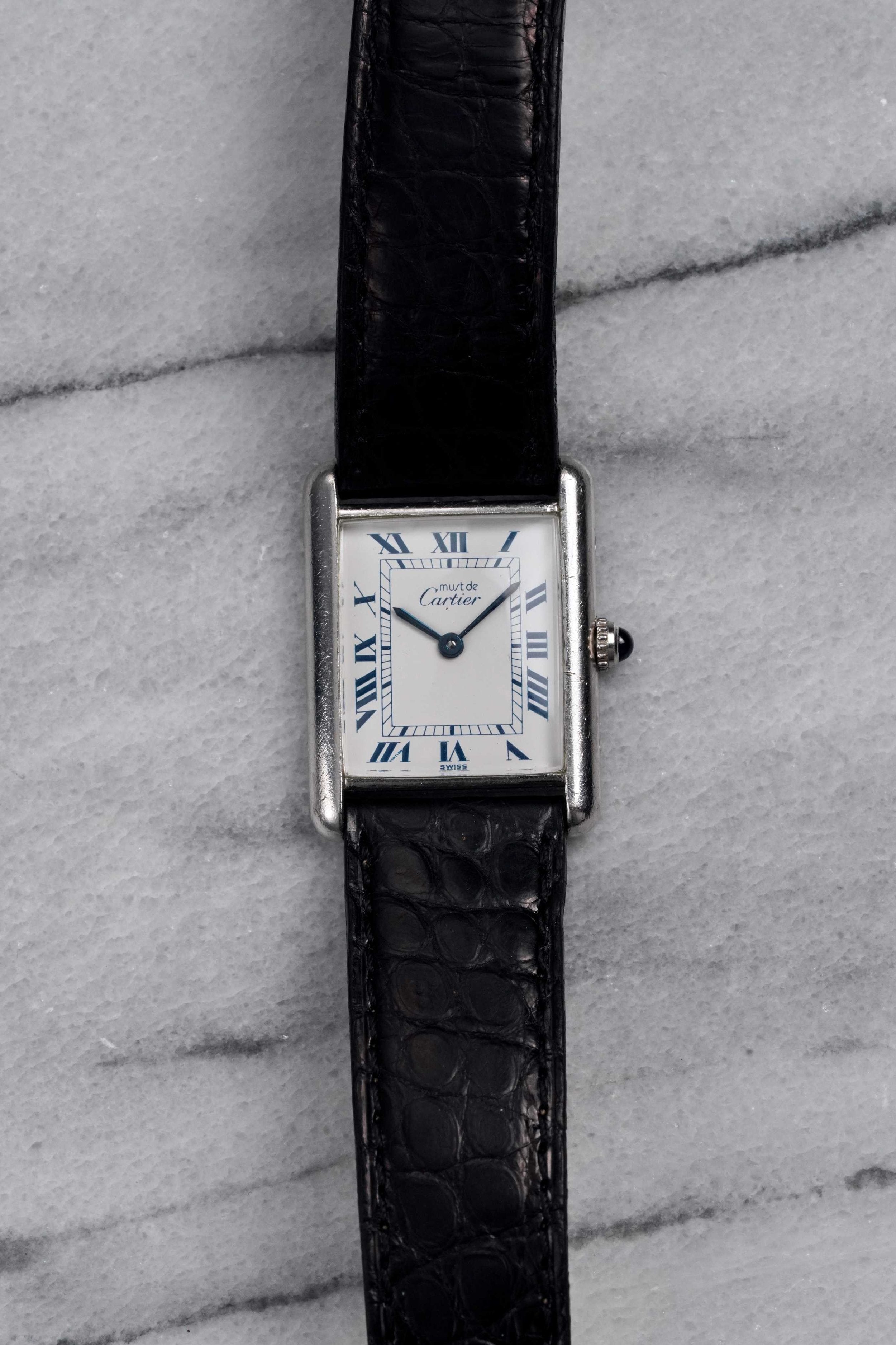 Must de Cartier - White Roman Dial.