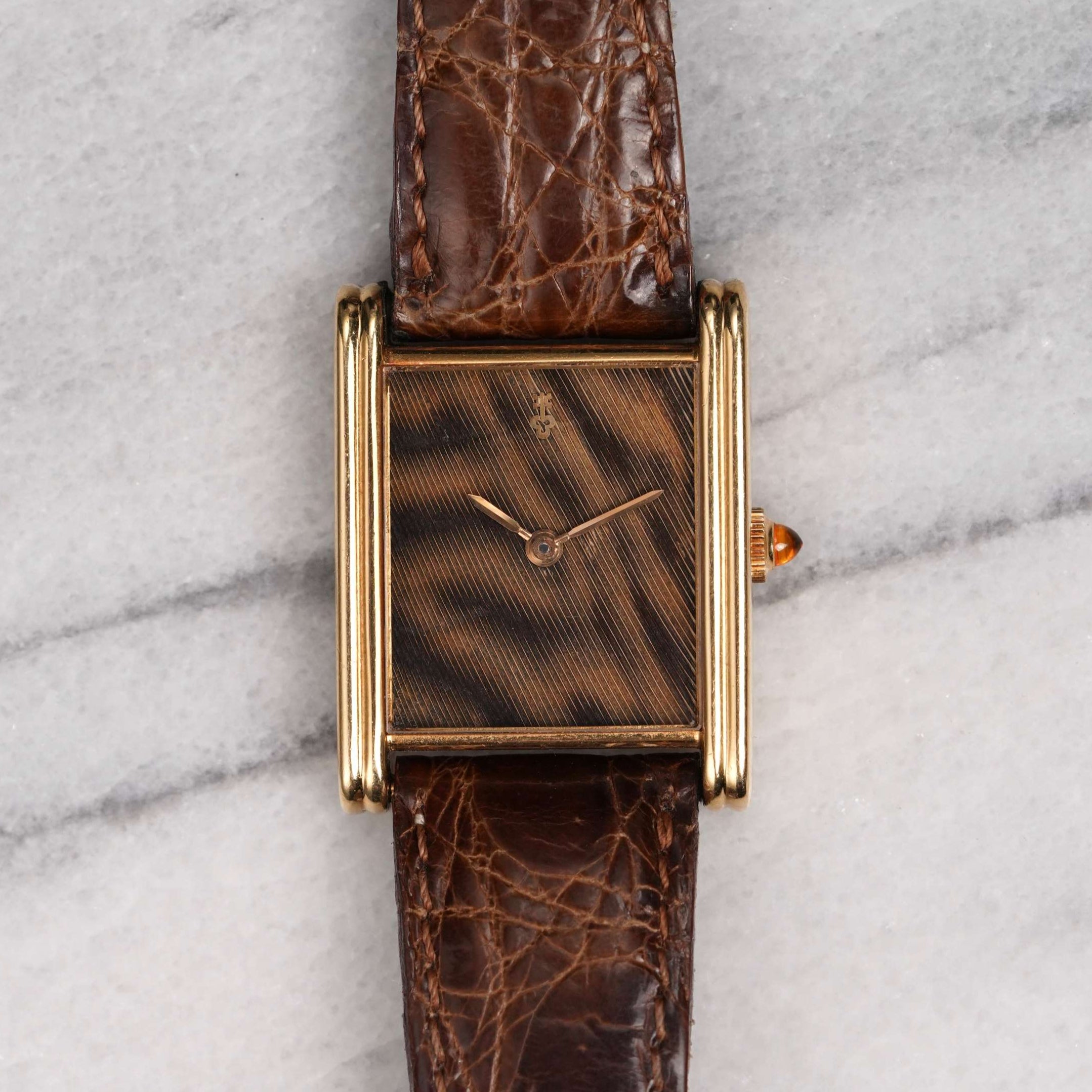 Corum Tank - 18K Yellow Gold Pheasant Dial.