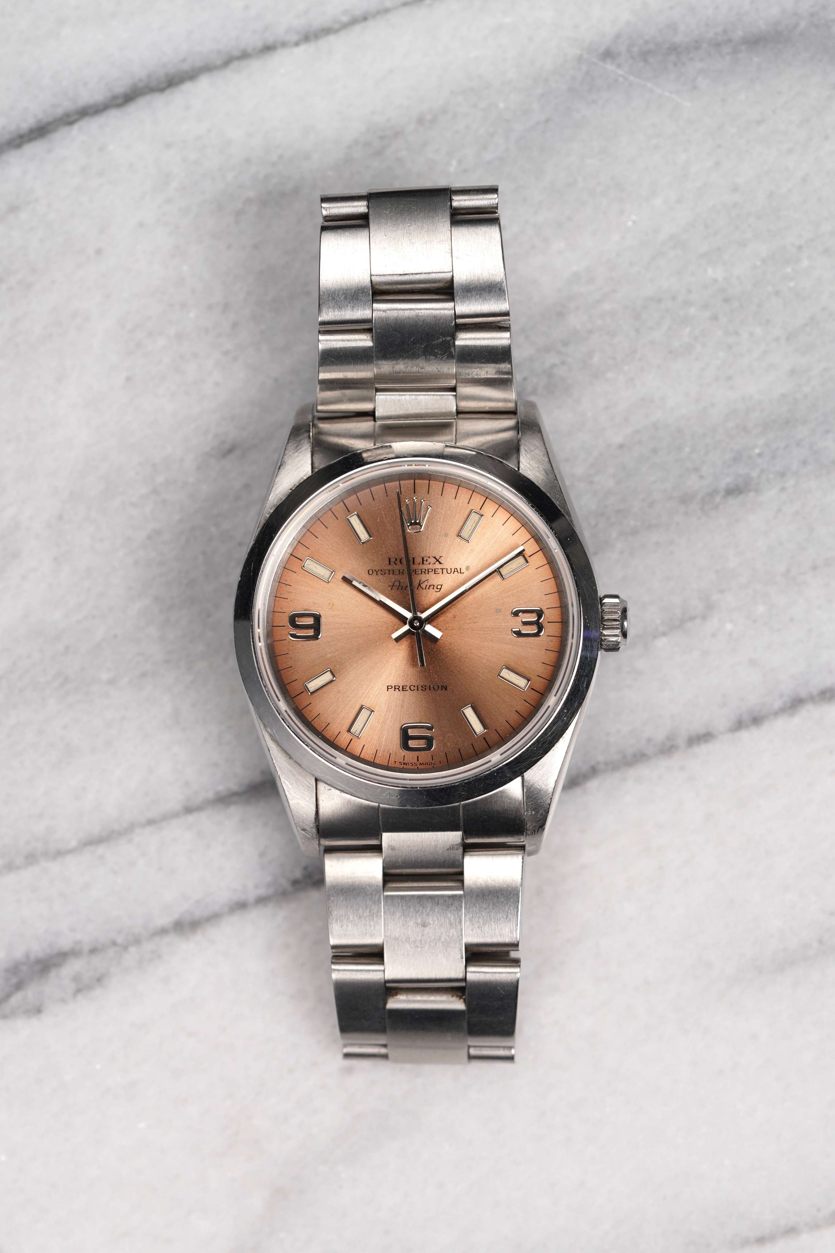 Rolex Air King 14000 - Salmon Dial.