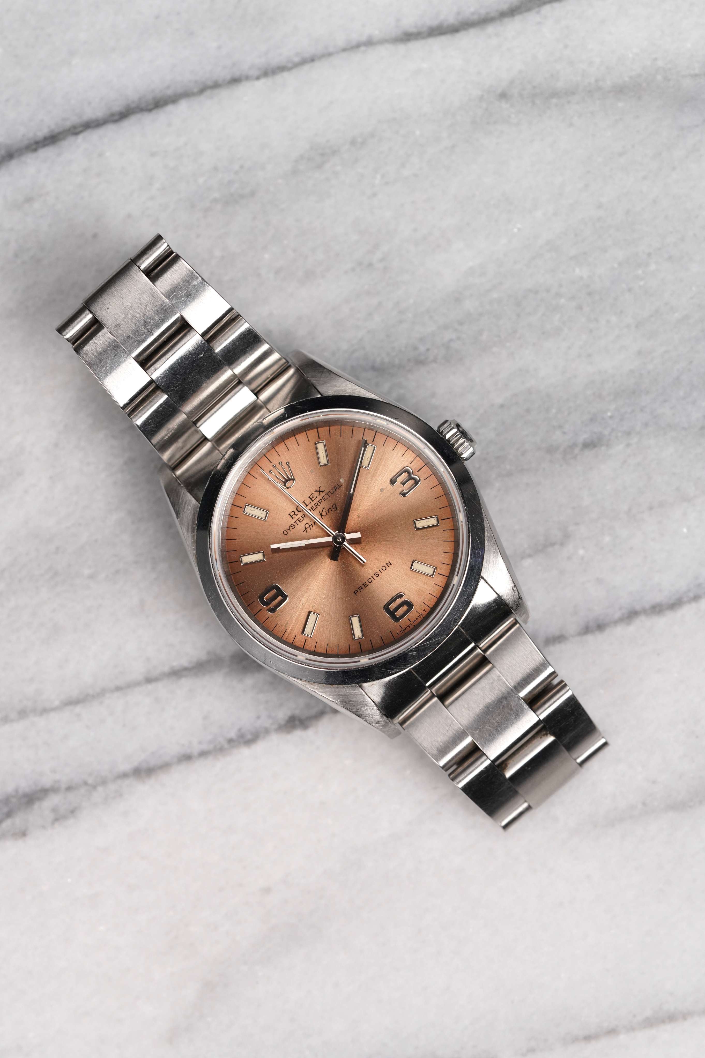 Rolex Air King 14000 - Salmon Dial.