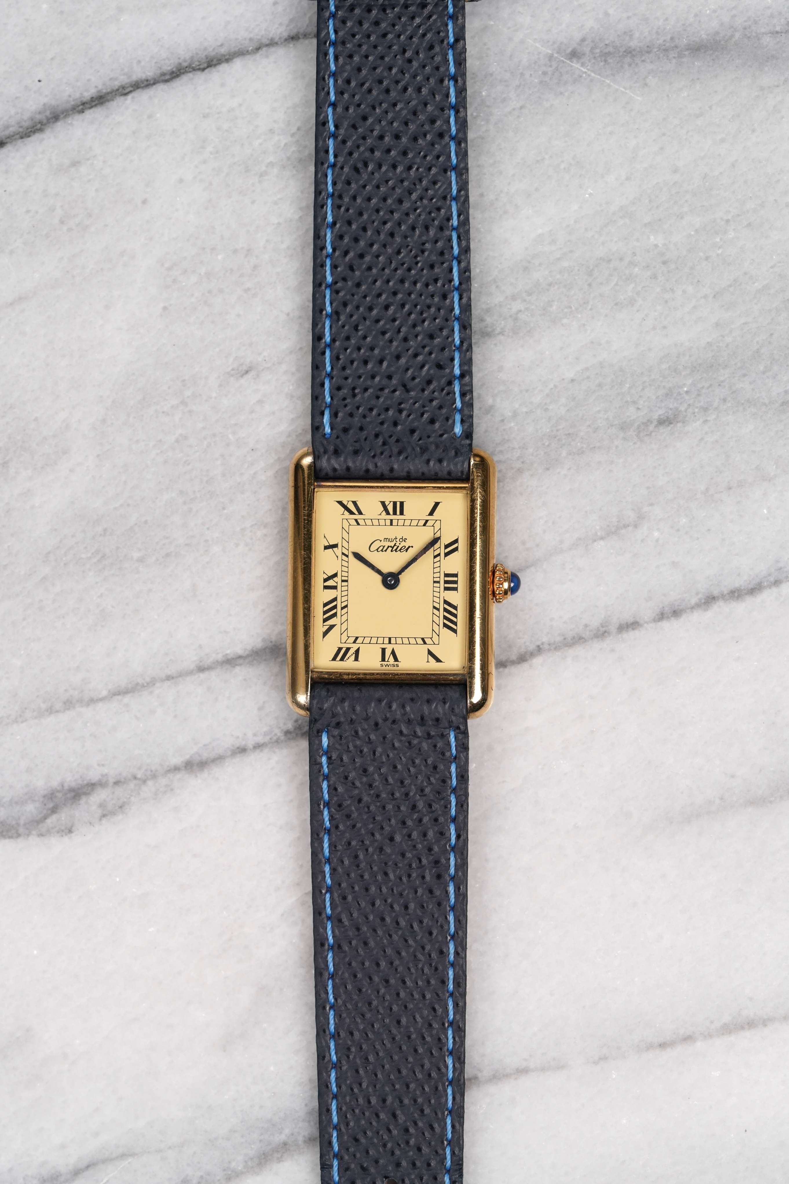 Cartier Tank - Lemon Dial.