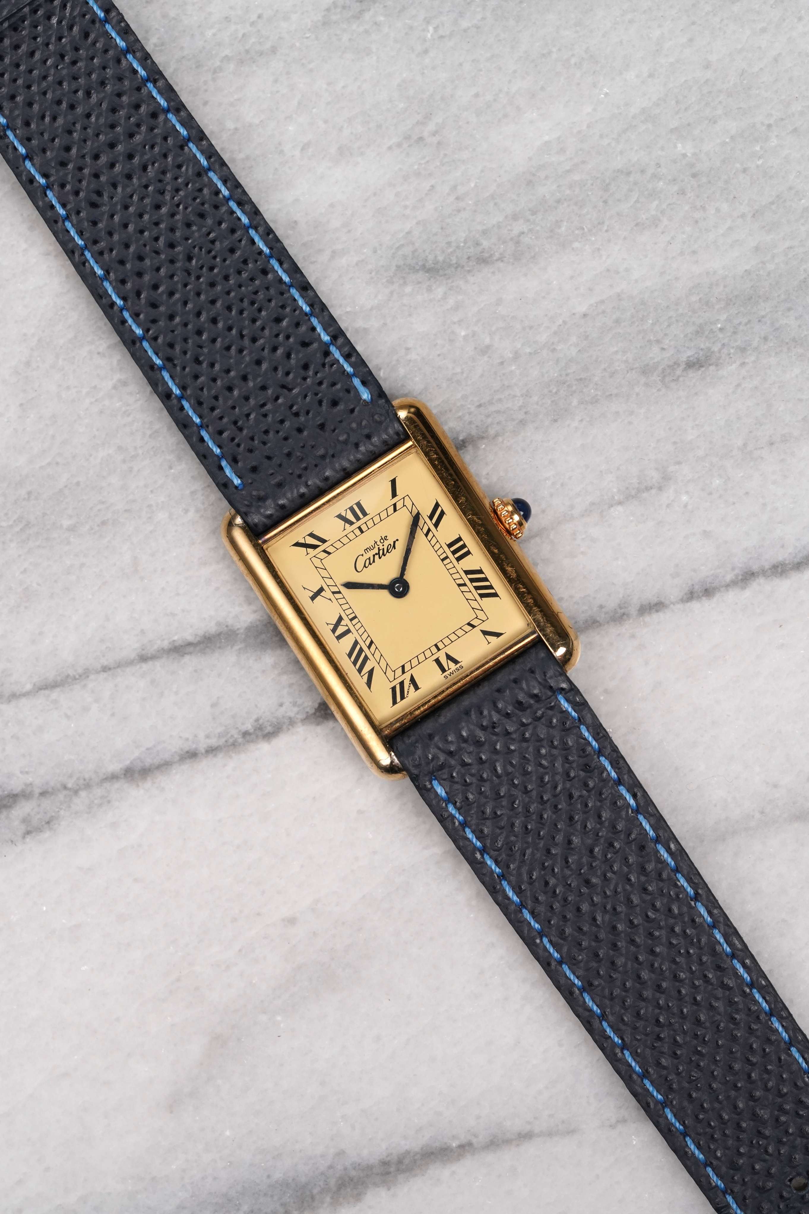 Cartier Tank - Lemon Dial.