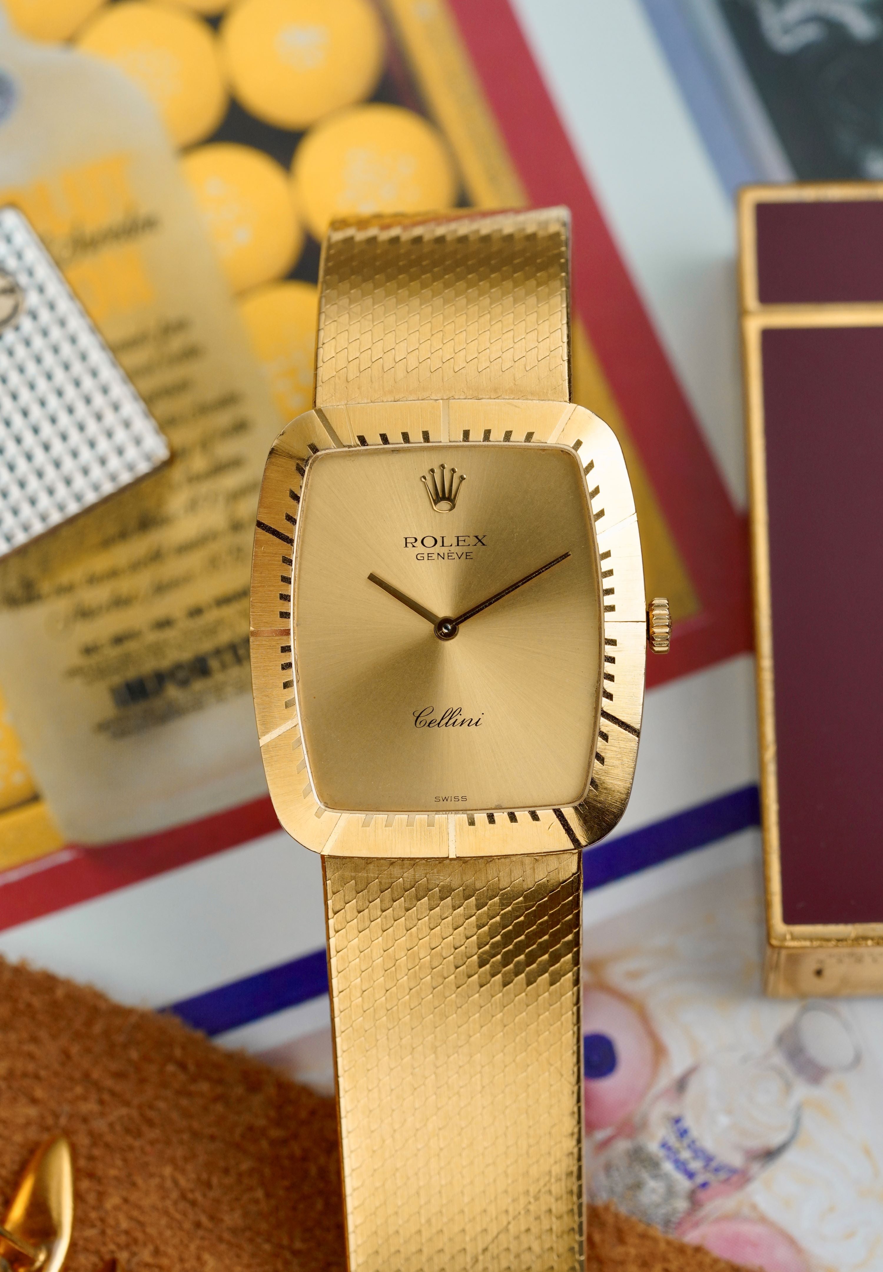 Rolex Cellini 4087 - 18K Yellow Gold.