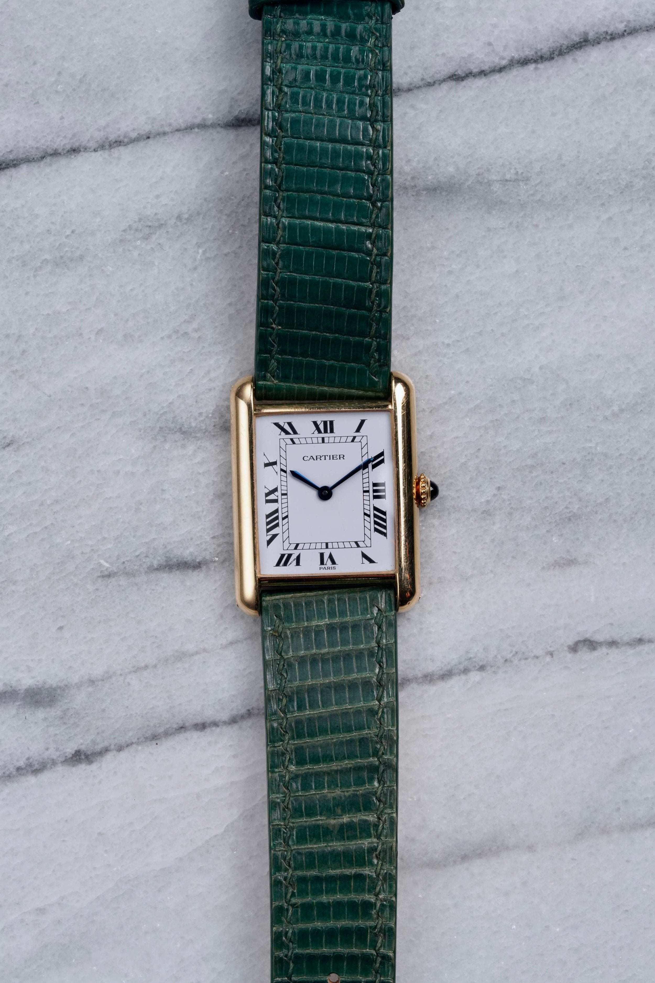 Cartier Tank Louis - Paris Dial.