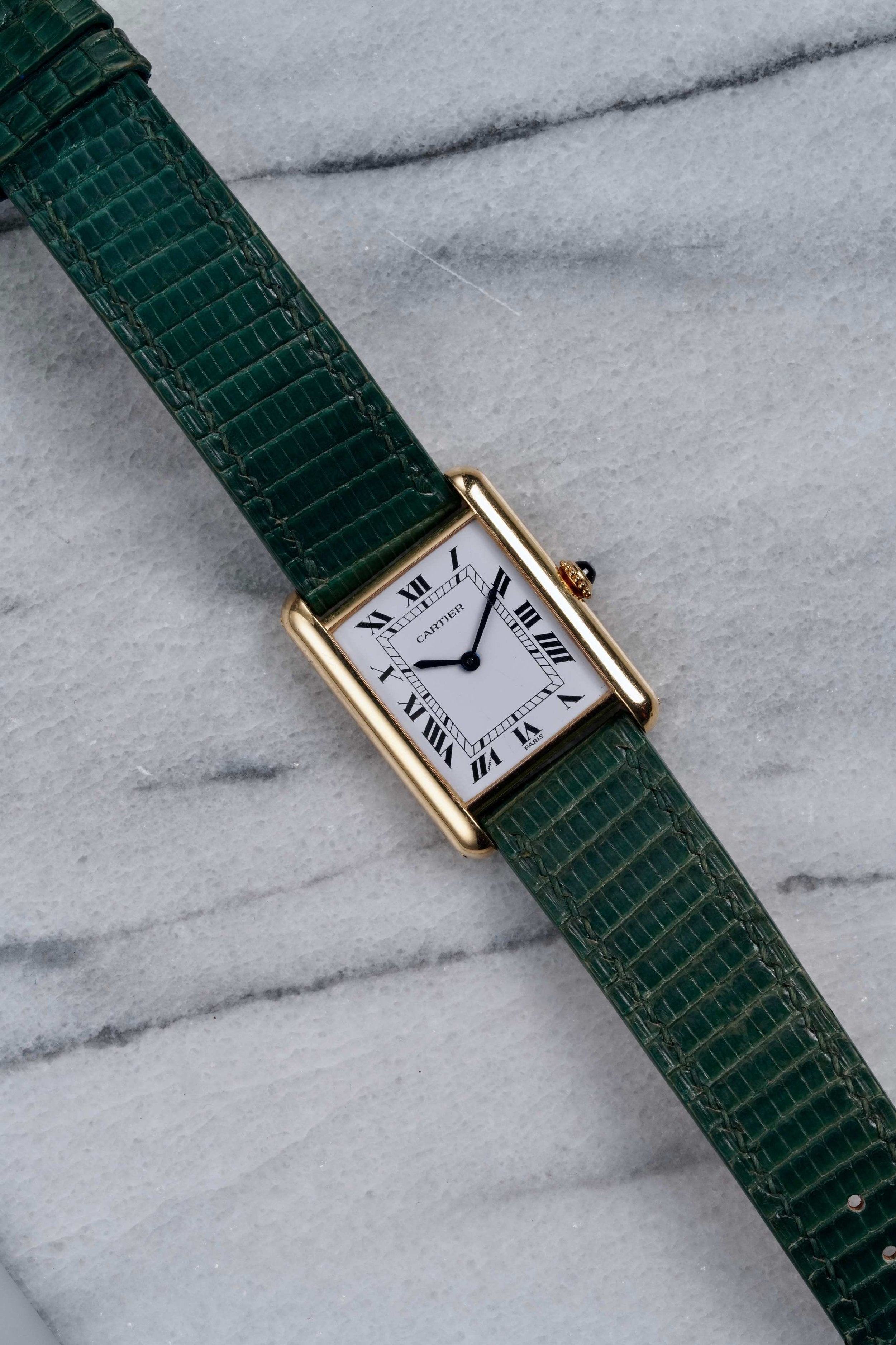 Cartier Tank Louis - Paris Dial.