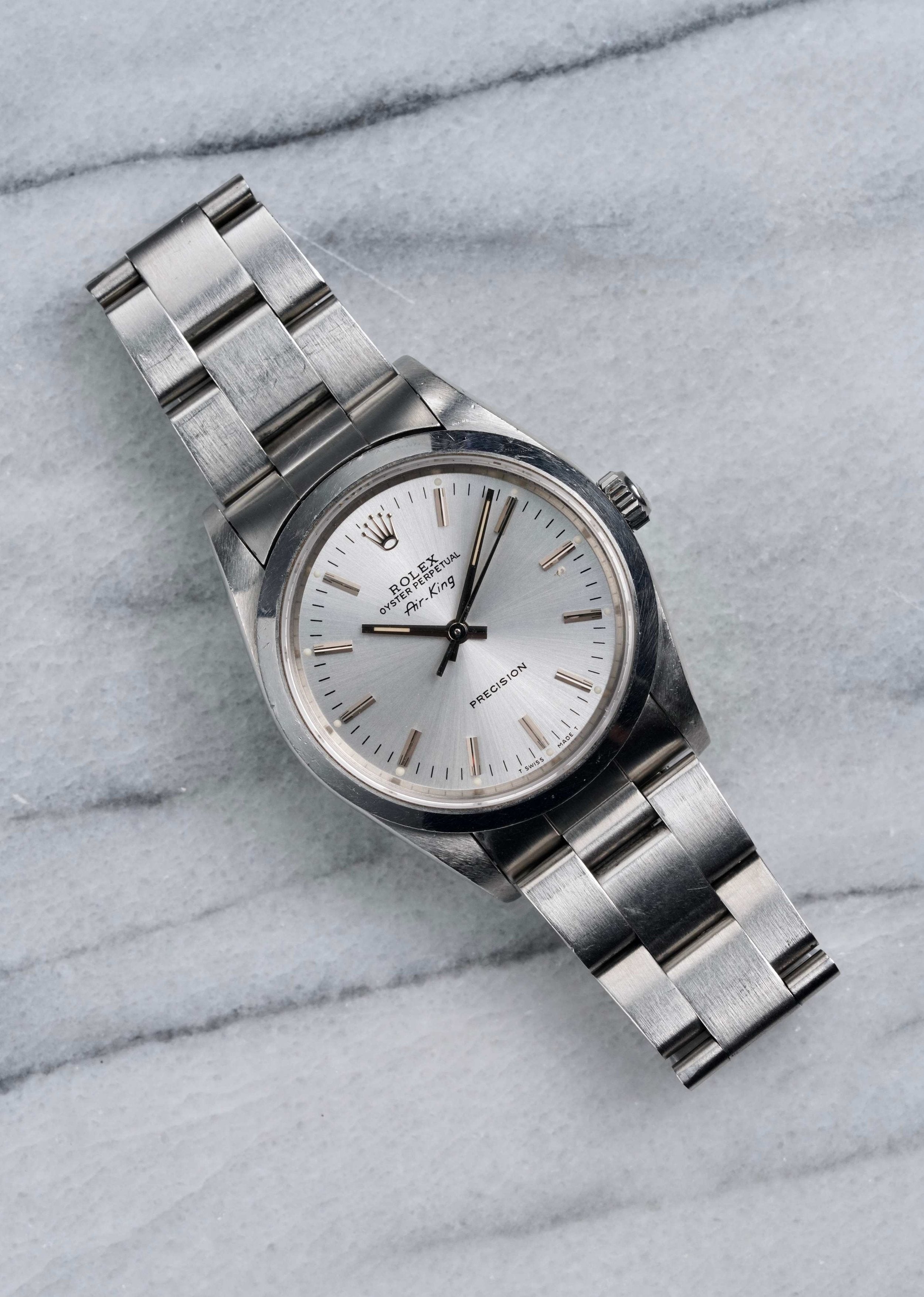 Rolex Air King 14000 - Silver Dial.