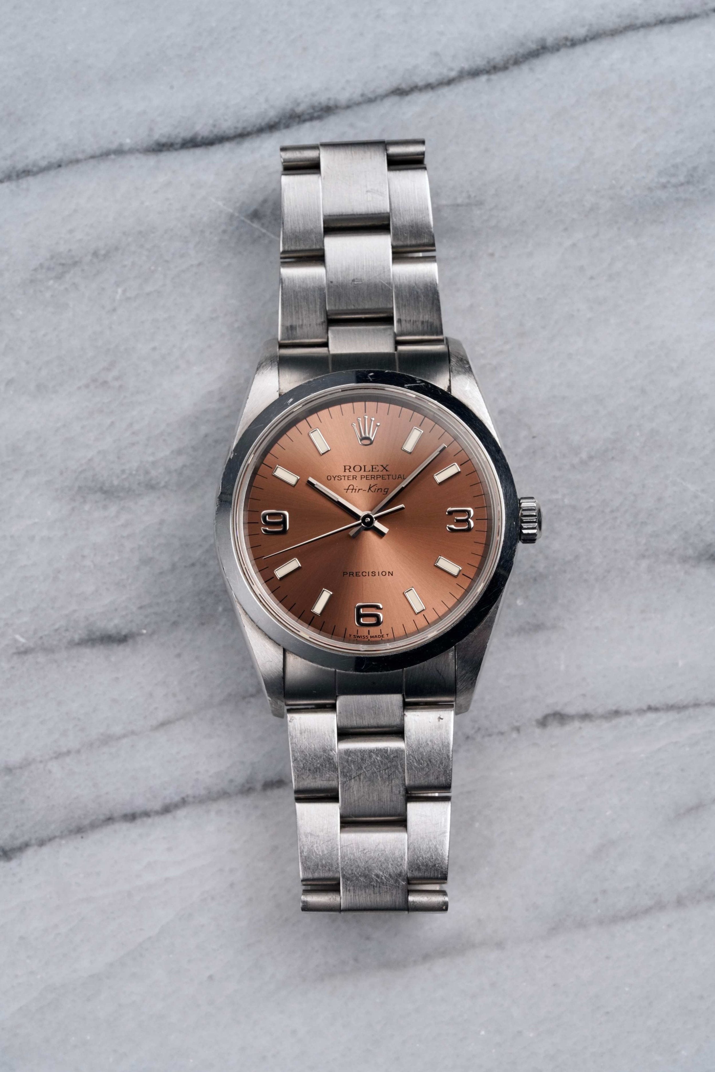 Rolex Air King - Salmon Dial.