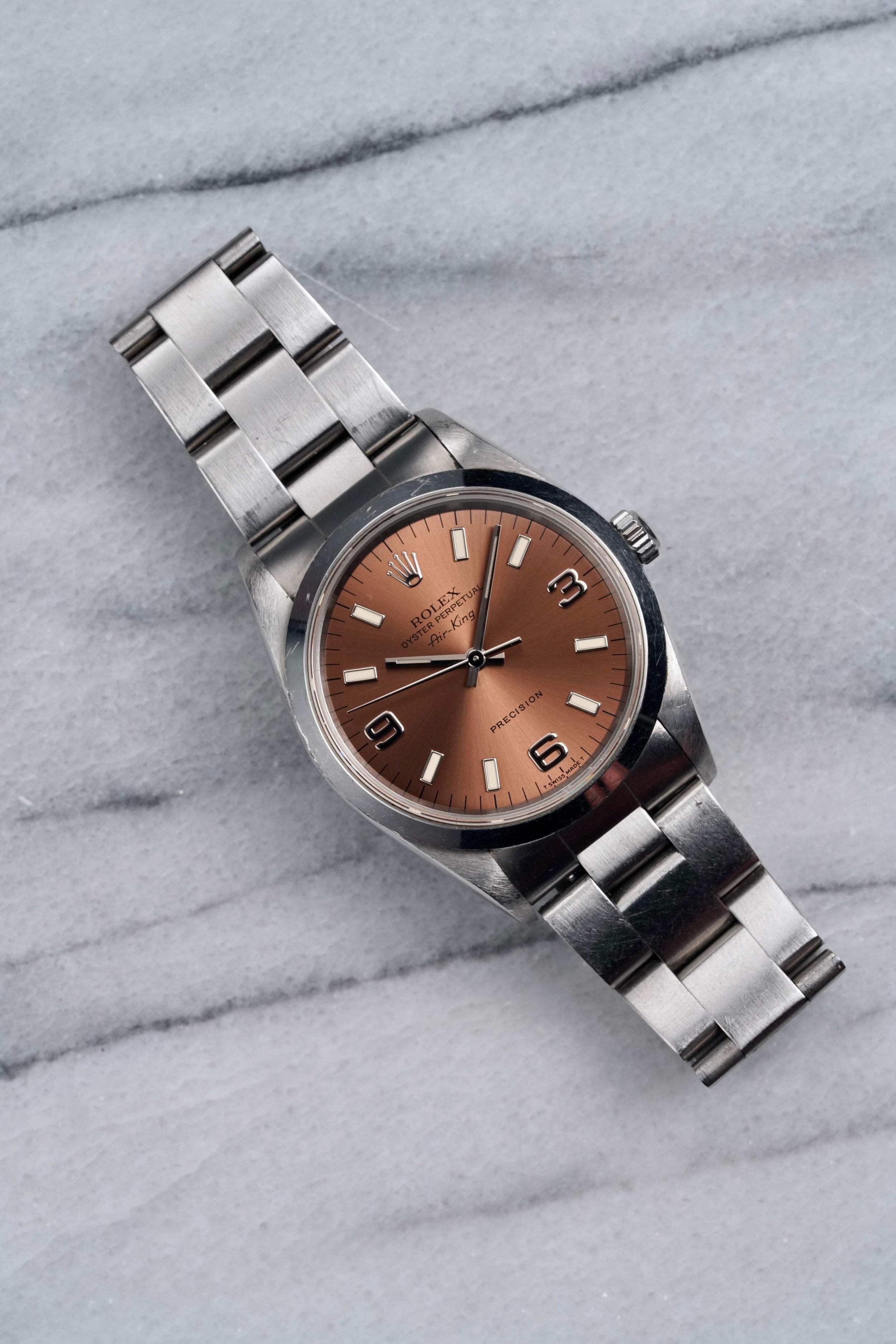 Rolex Air King - Salmon Dial.