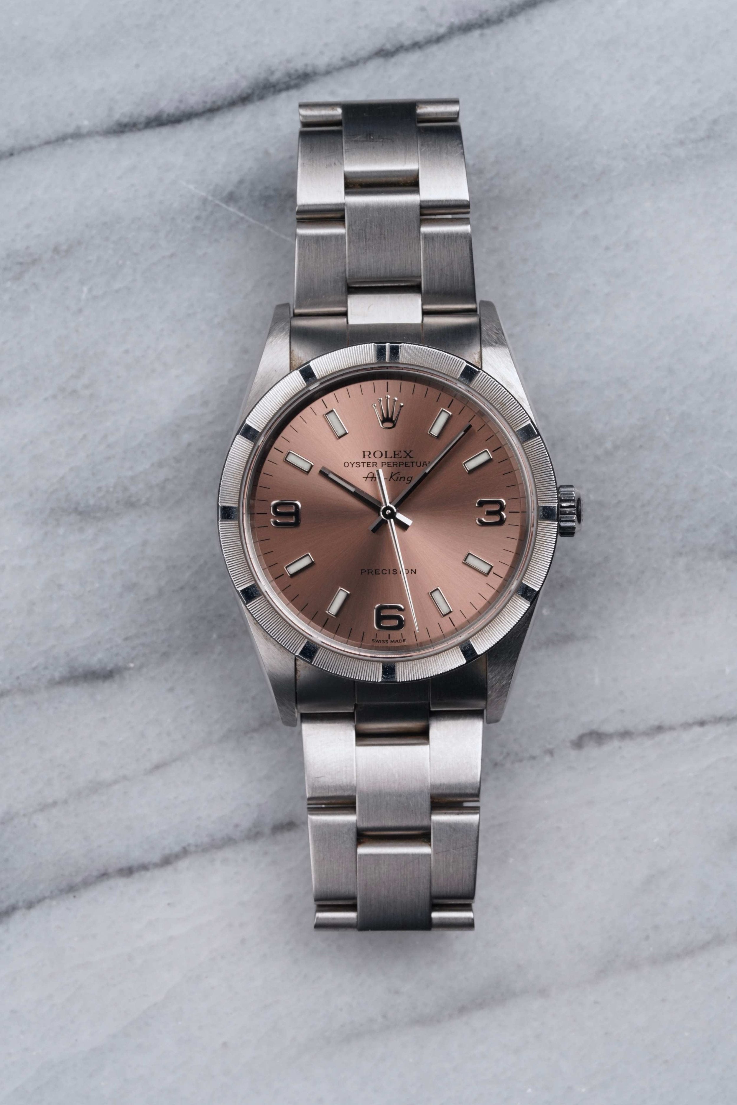 Rolex Air King 14010 - Salmon Dial.