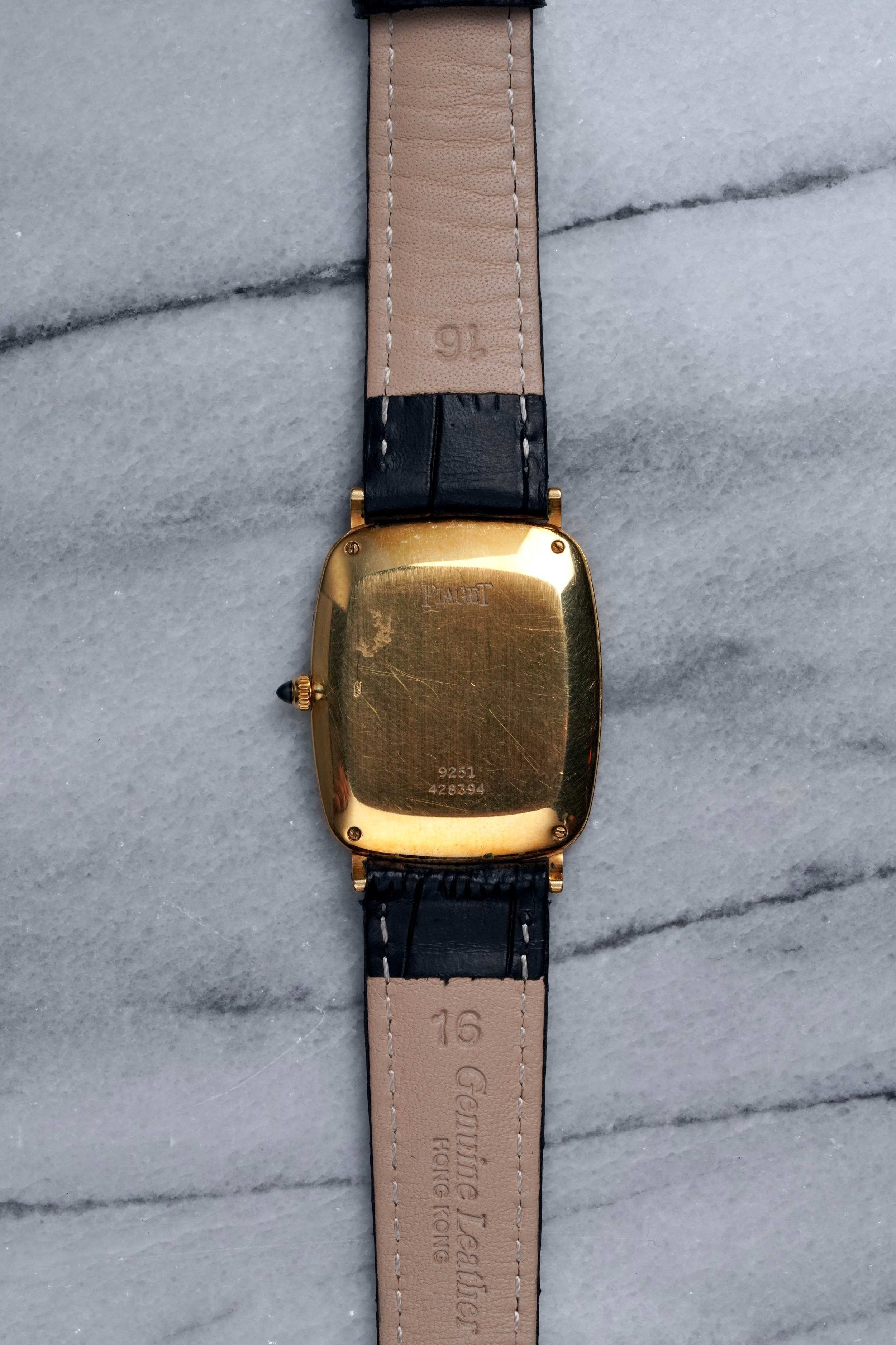 Piaget Tank - 18K Yellow Gold.