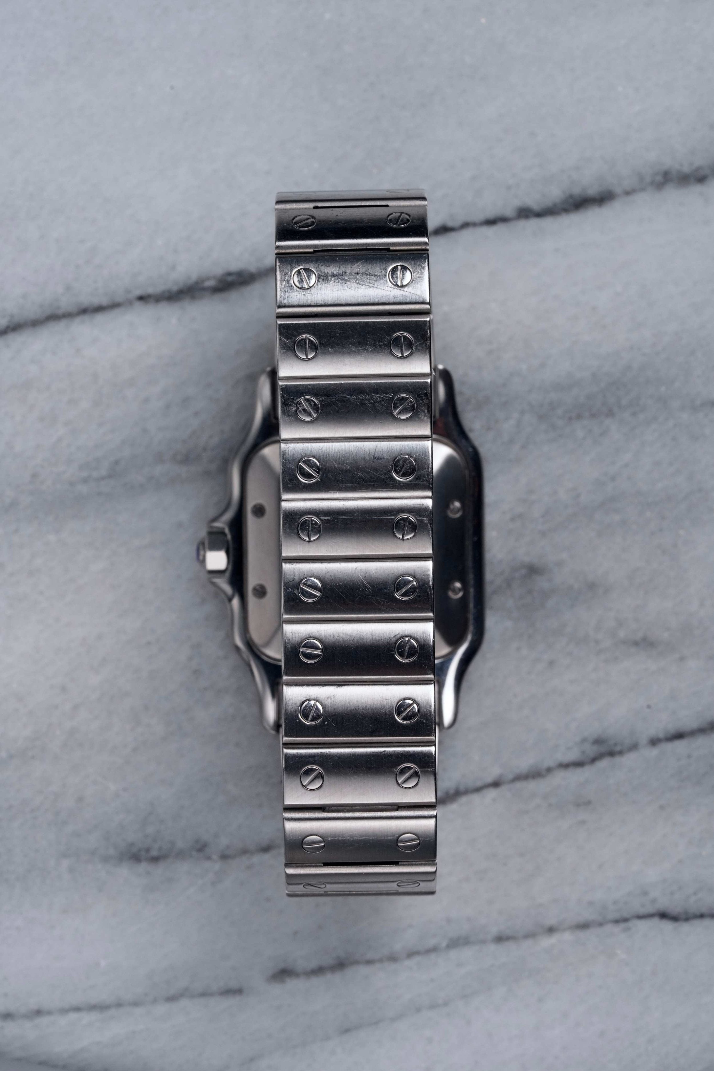 Cartier Santos - Silver Guilloche.