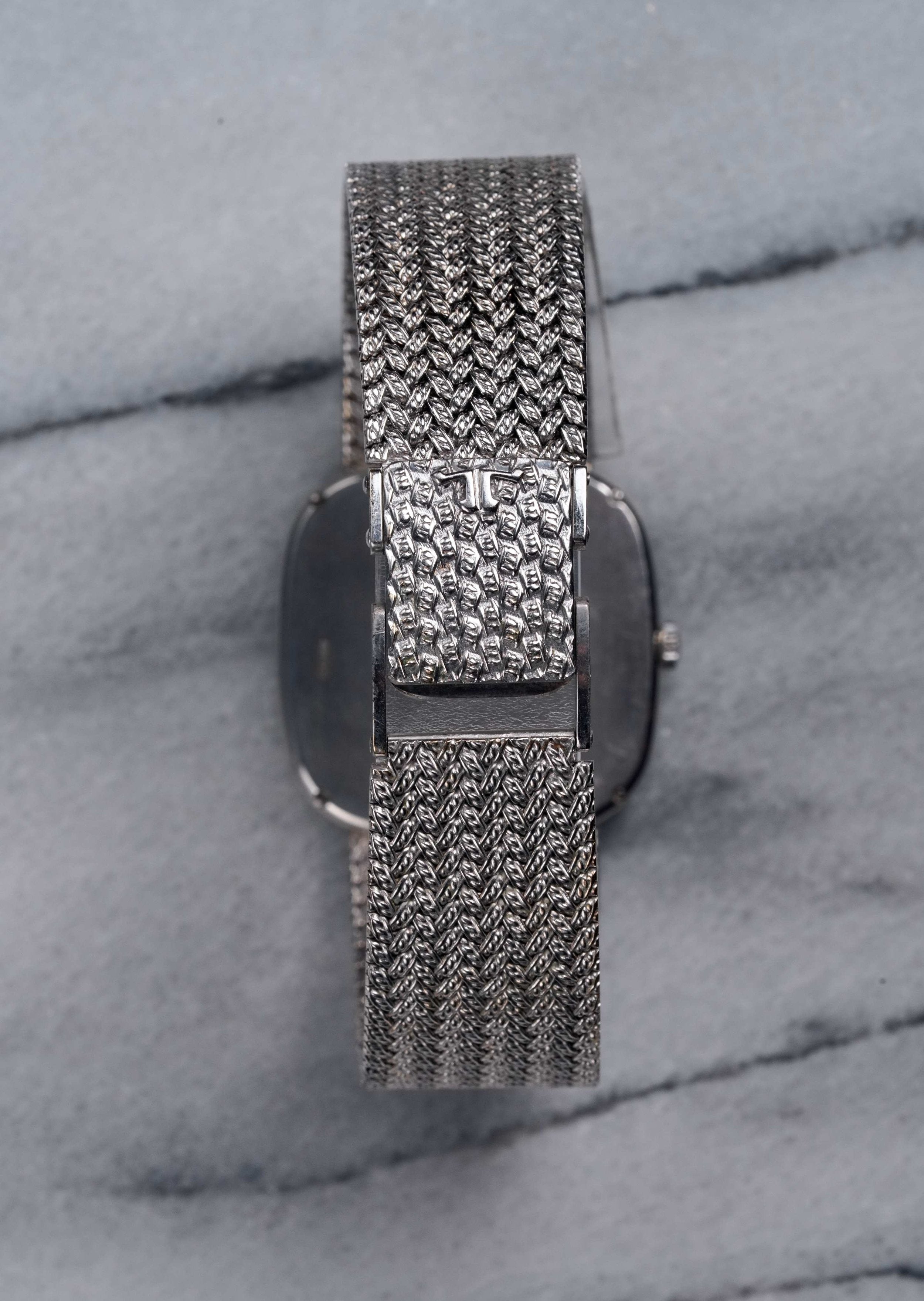 Jaeger Le Coultre - 18K White Gold/ Diamond Pave Dial.