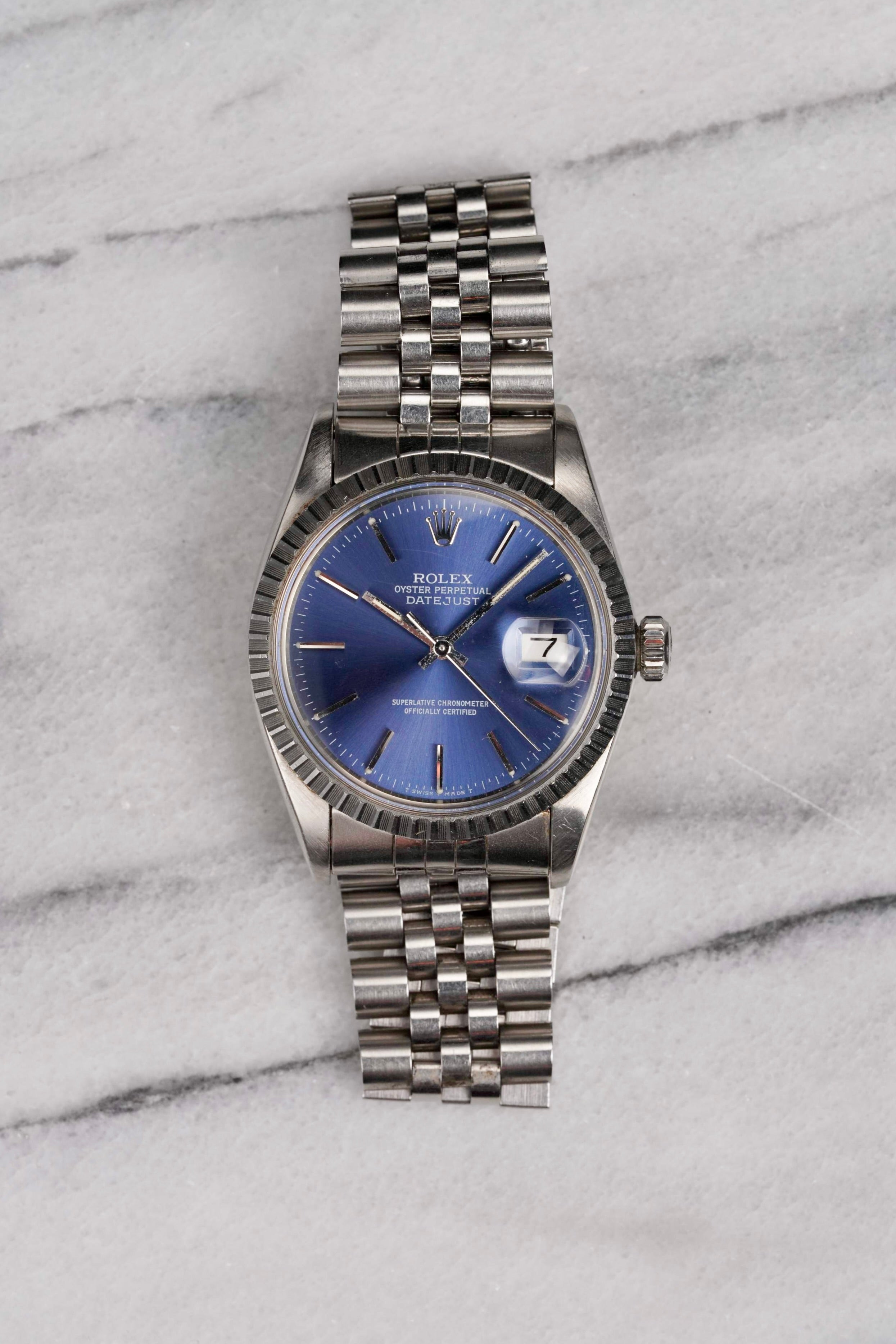 Rolex Datejust 16030 - Blue Dial