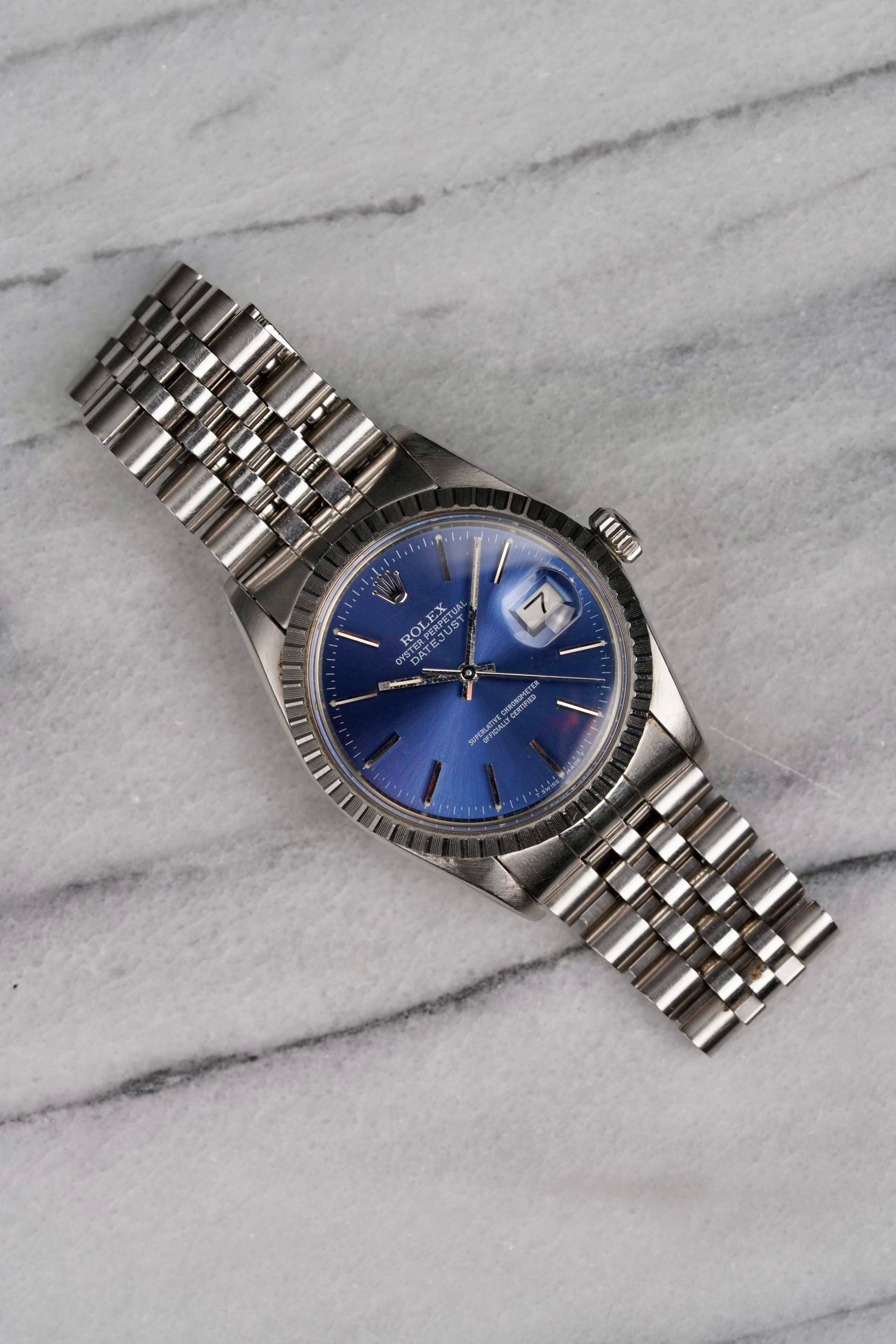 Rolex Datejust 16030 - Blue Dial