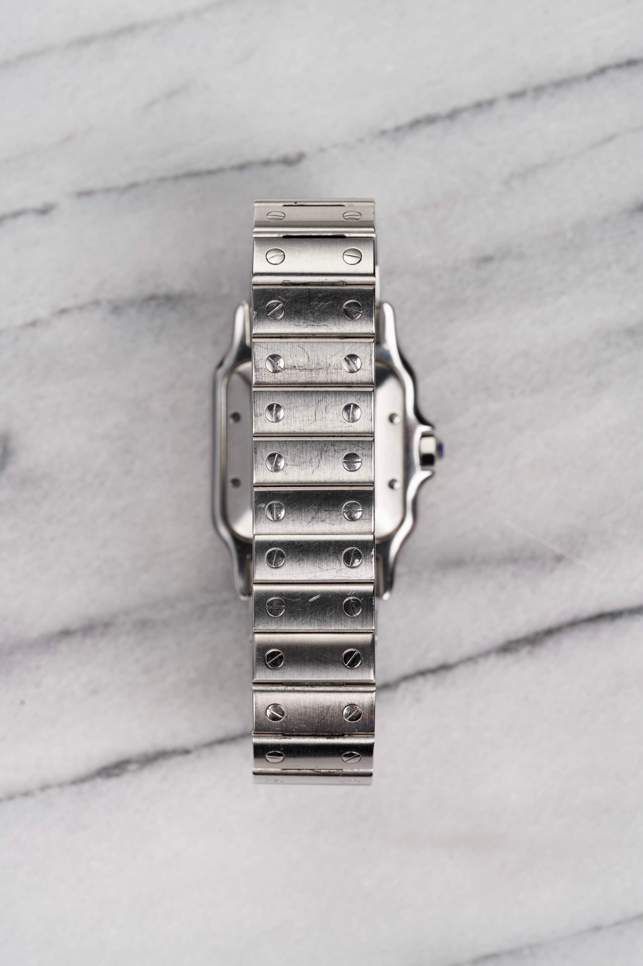 Cartier Santos 2319 - Guilloche Dial.