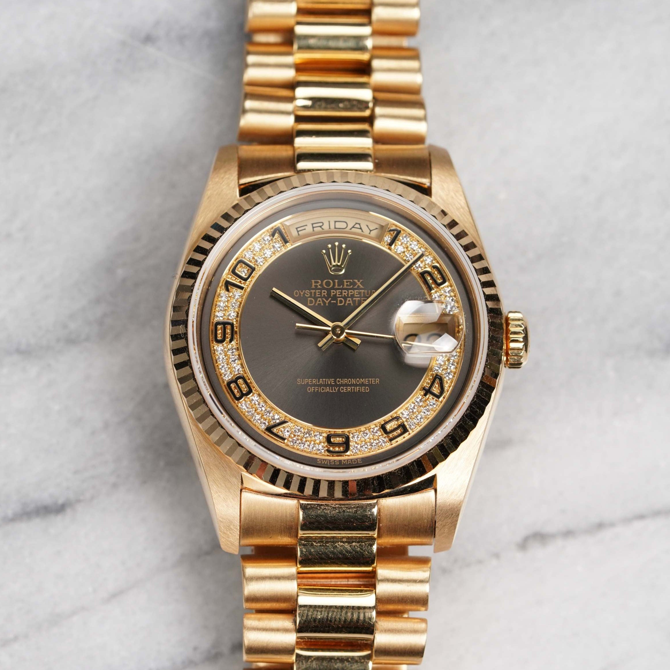 Rolex Daydate - Myriad Diamond Dial