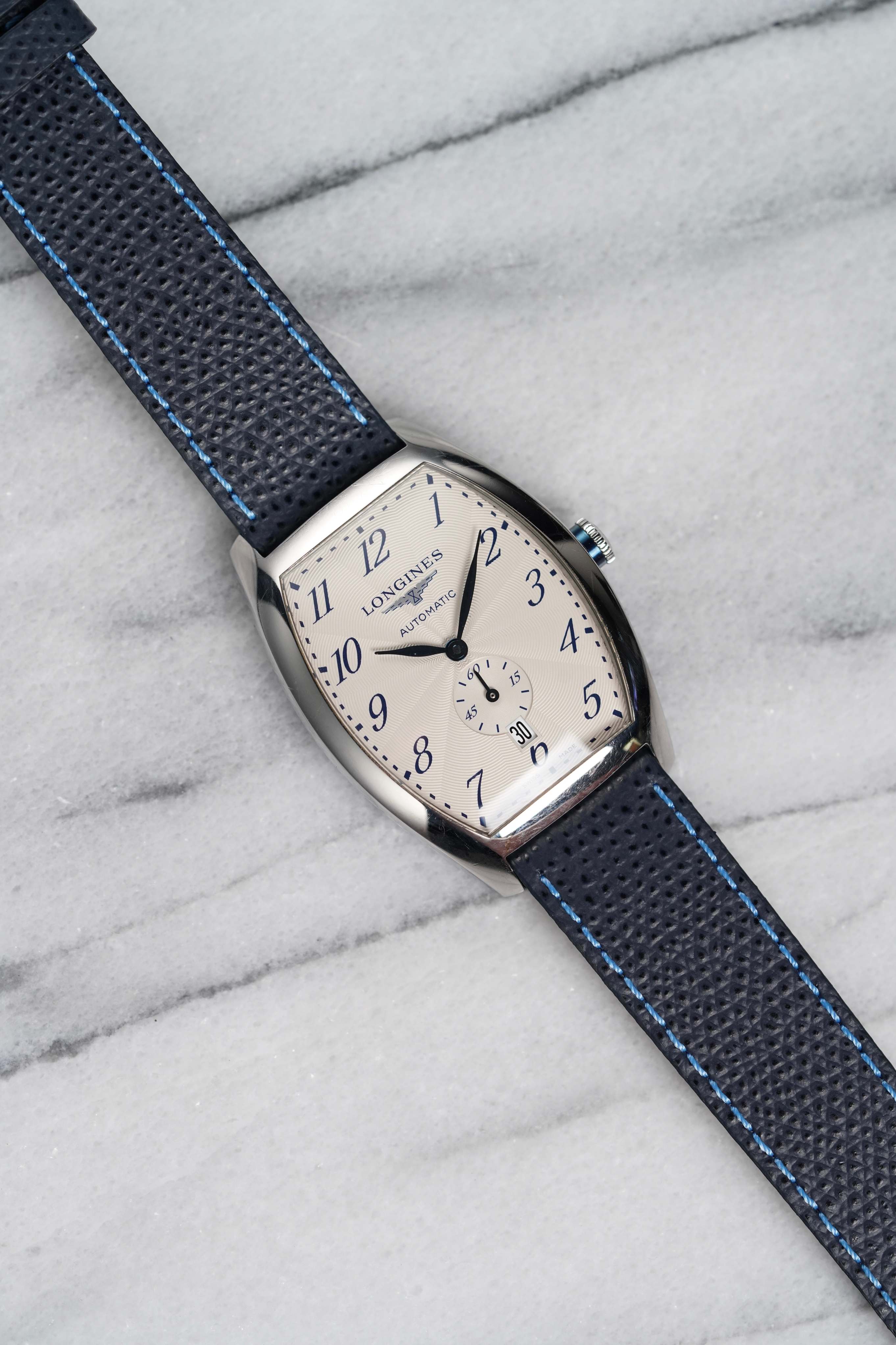 Longines Evidenza - Tonneau Guilloche Dial