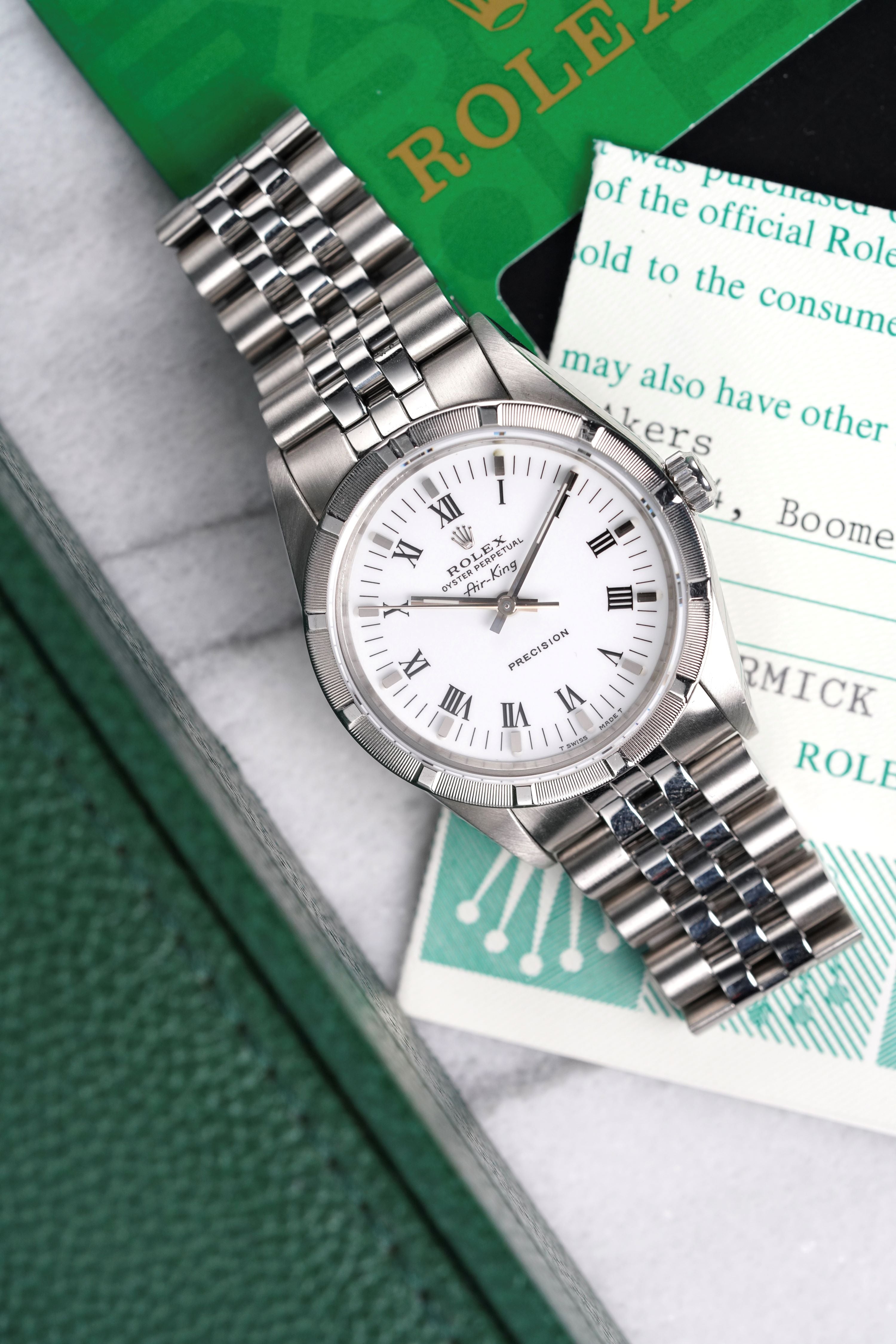 Rolex Air King 14010 - Box & Papers.