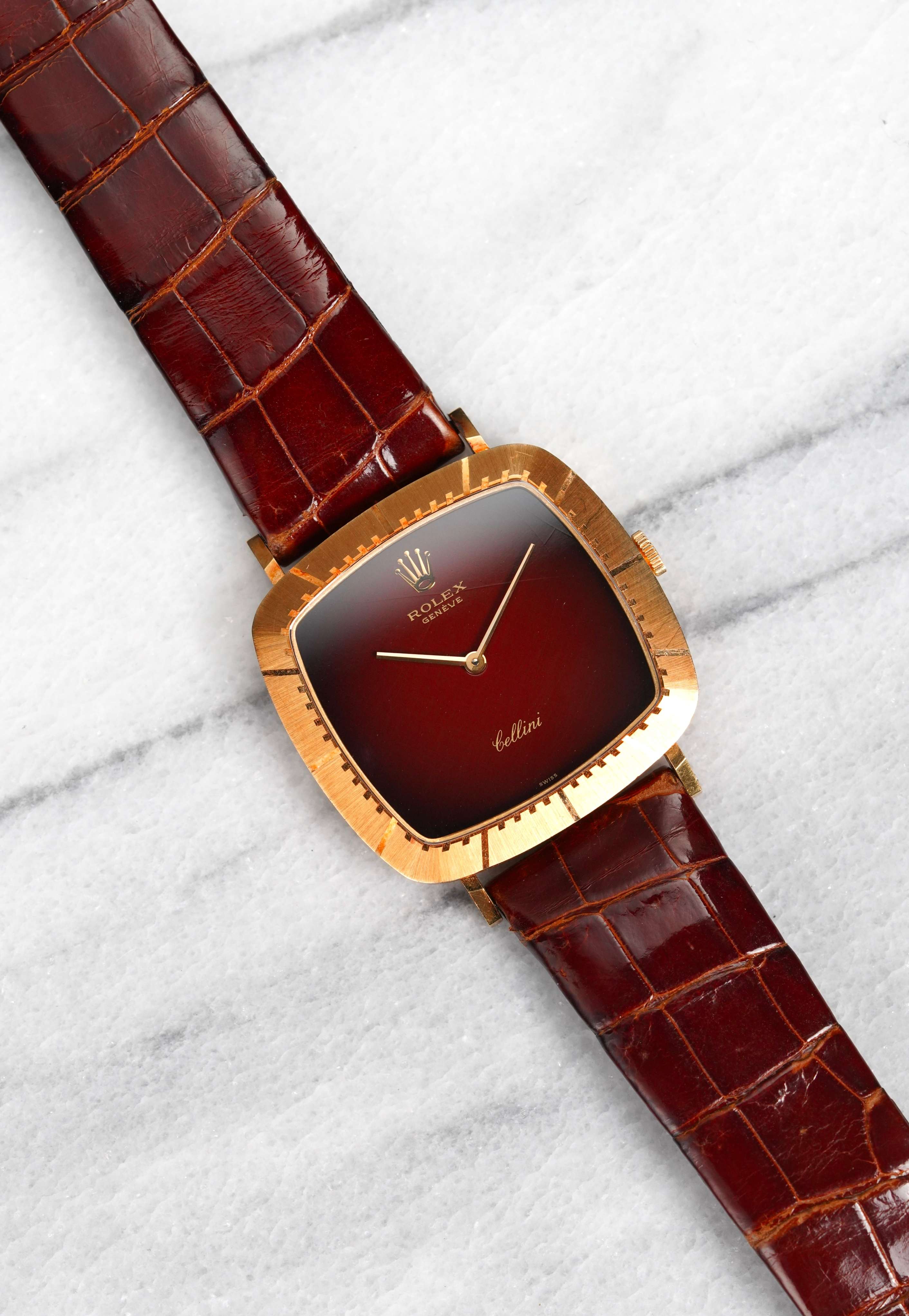 Rolex Cellini - Red Vignette 18k Yellow Gold