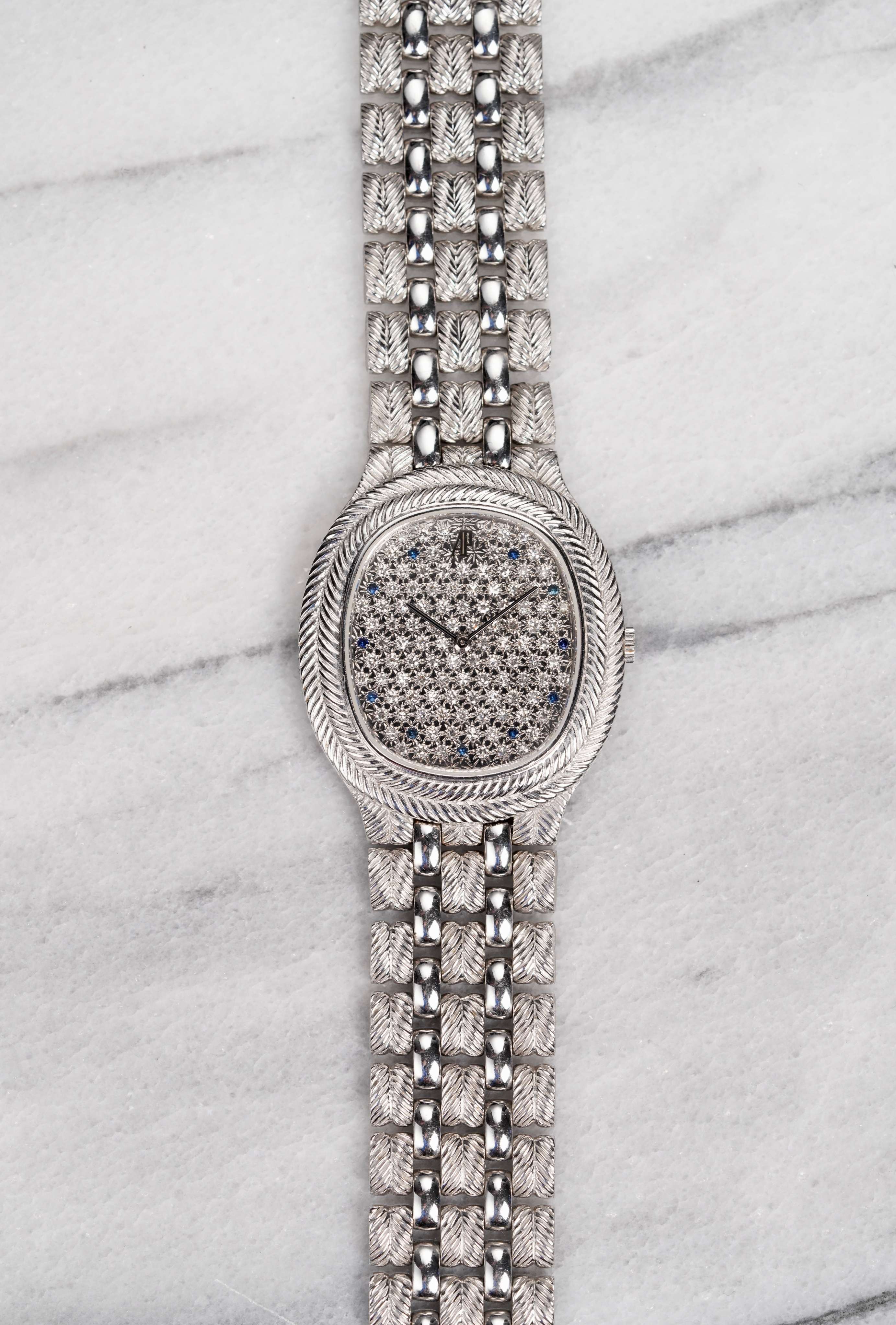 Audemars Piguet Diamond Pave - 18K White Gold.