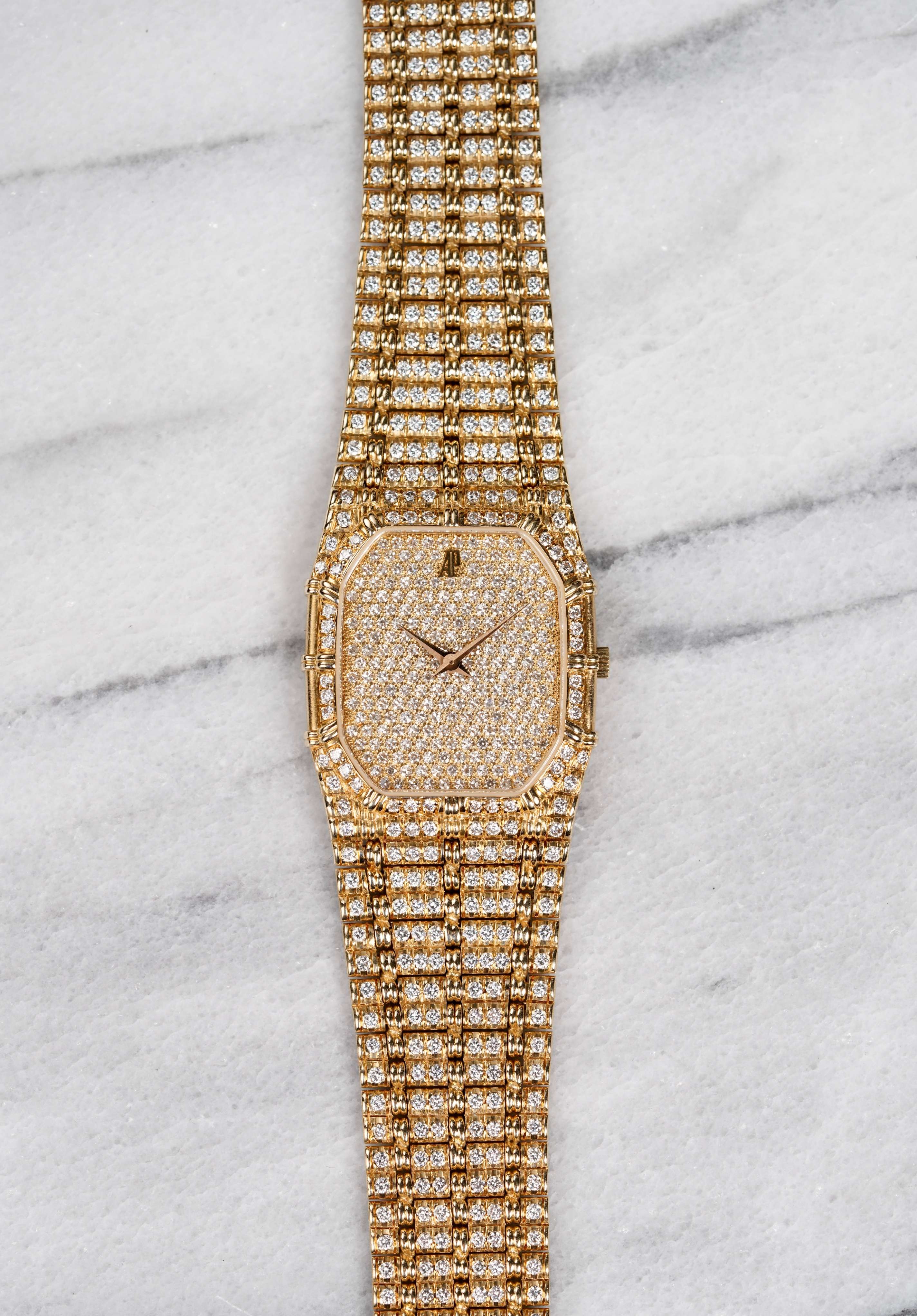 Audemars Piguet Bamboo - 18K Yellow Gold & Diamonds