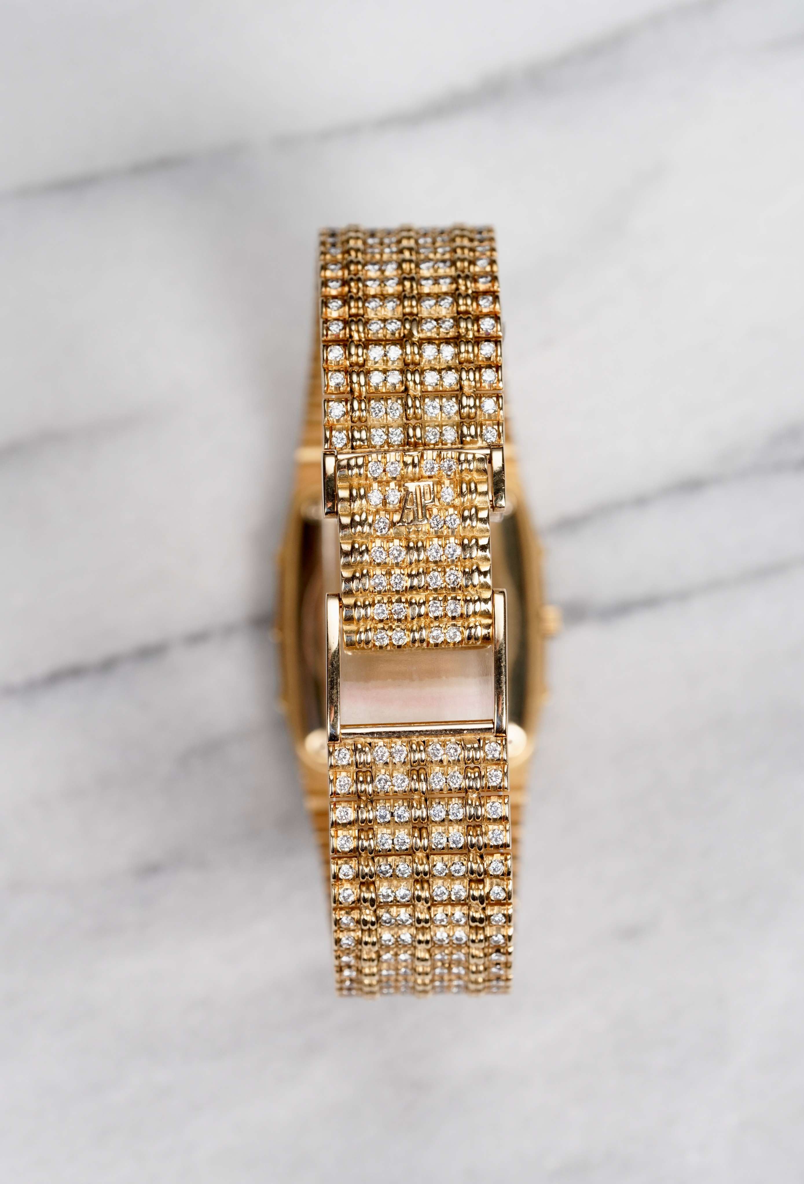 Audemars Piguet Bamboo - 18K Yellow Gold & Diamonds