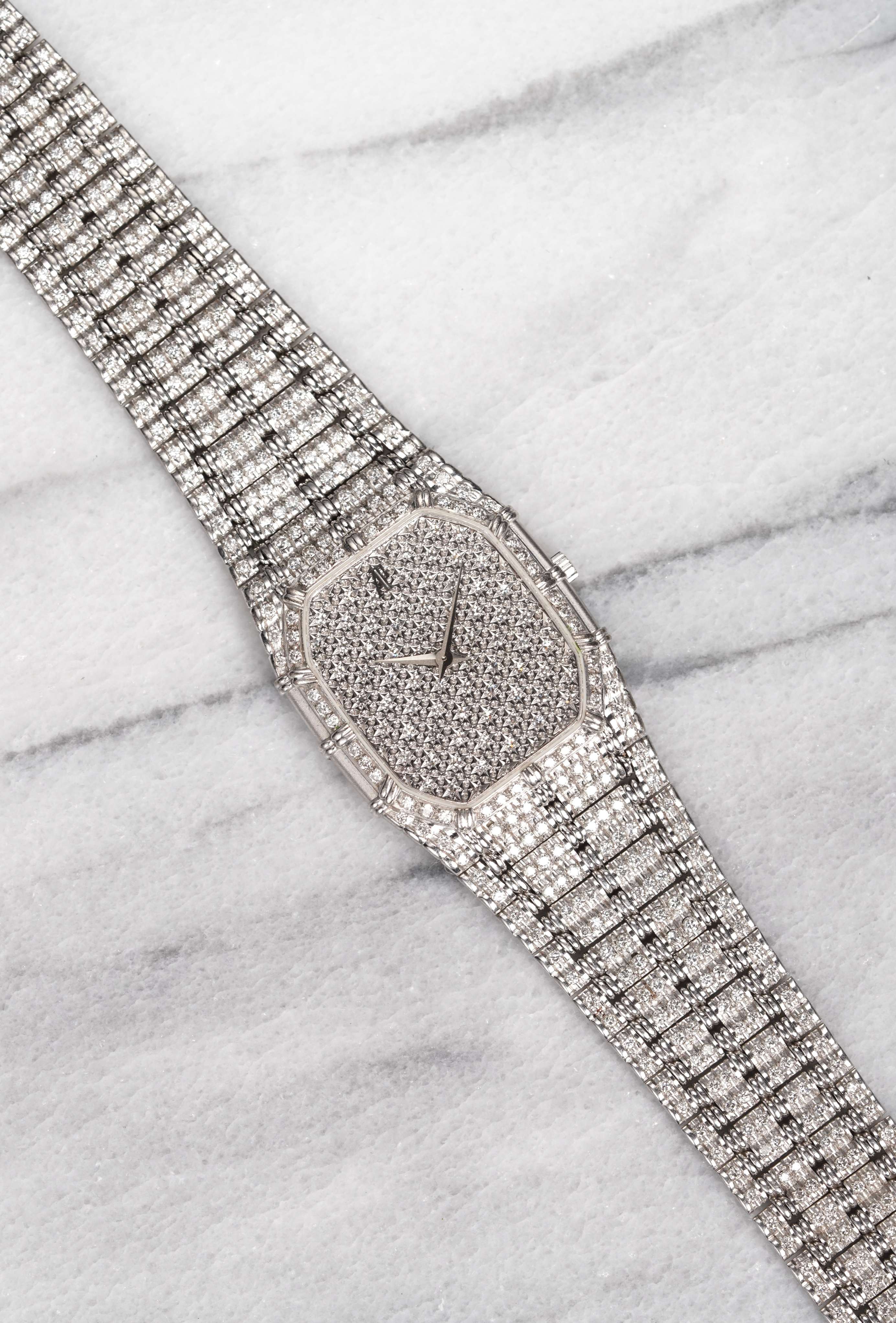 Audemars Piguet Bamboo - 18K White Gold & Diamonds