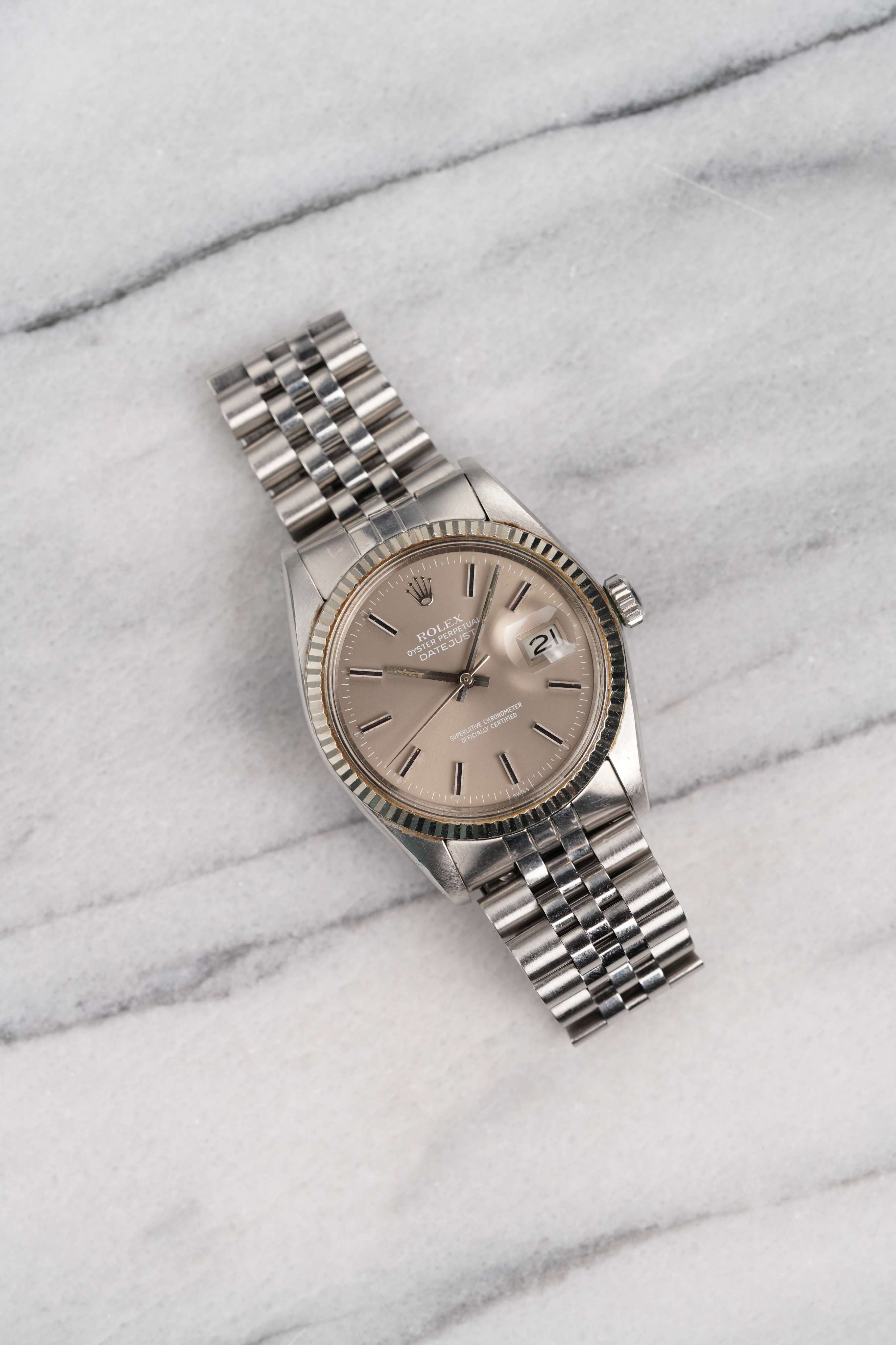 Rolex Datejust 16014 - Taupe Dial