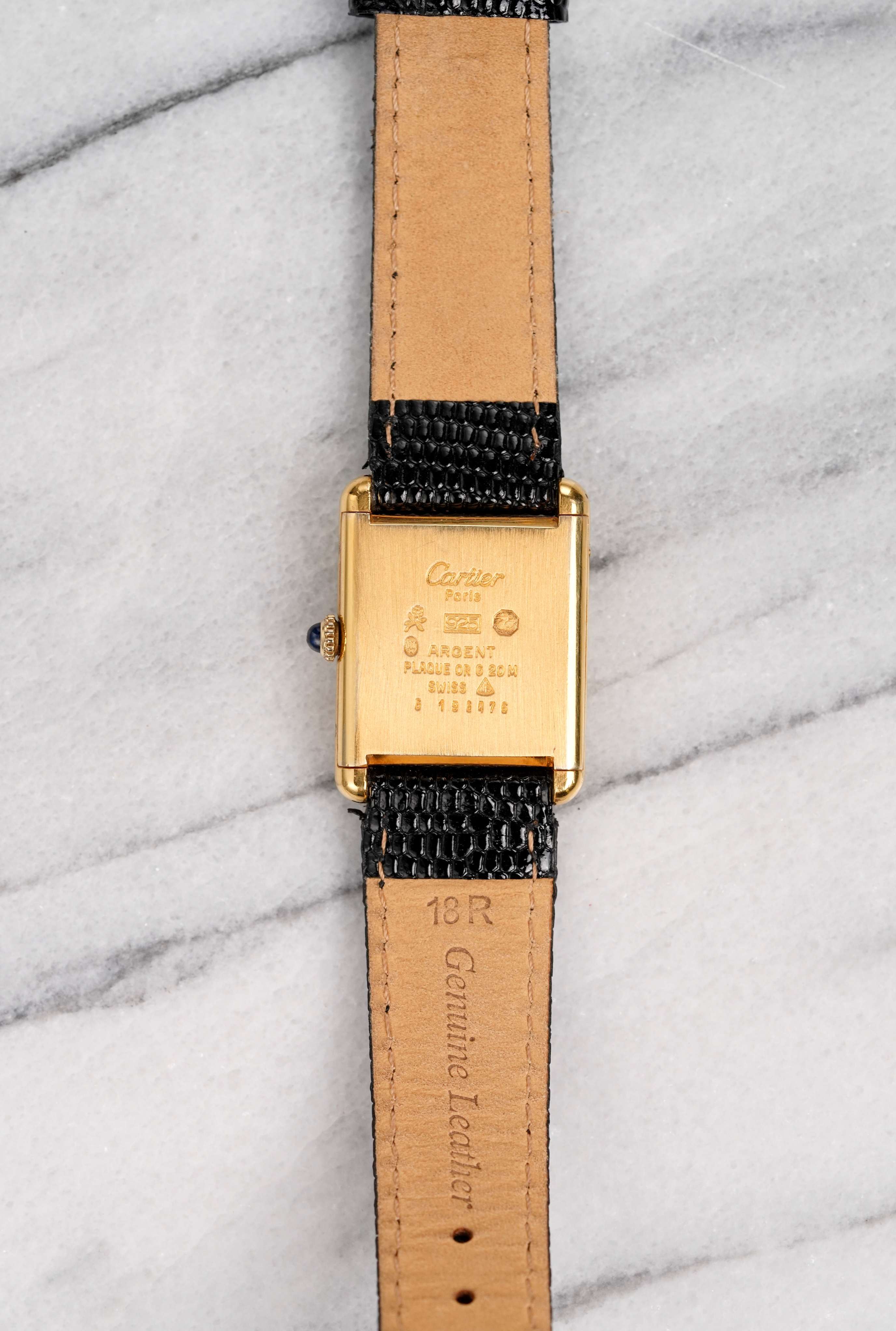 Cartier Tank - Lemon Dial.