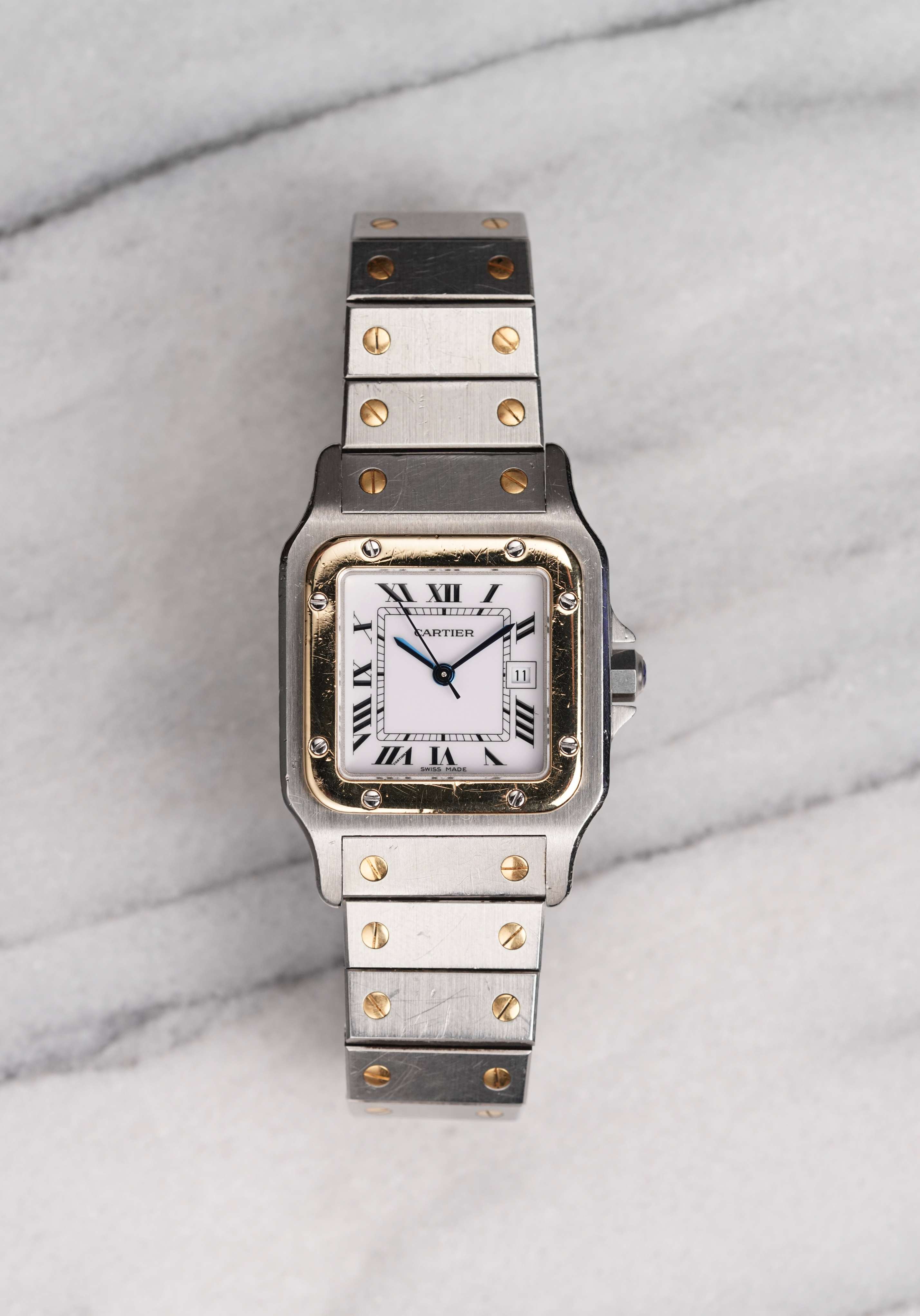 Cartier Santos Carree - Two Tone.