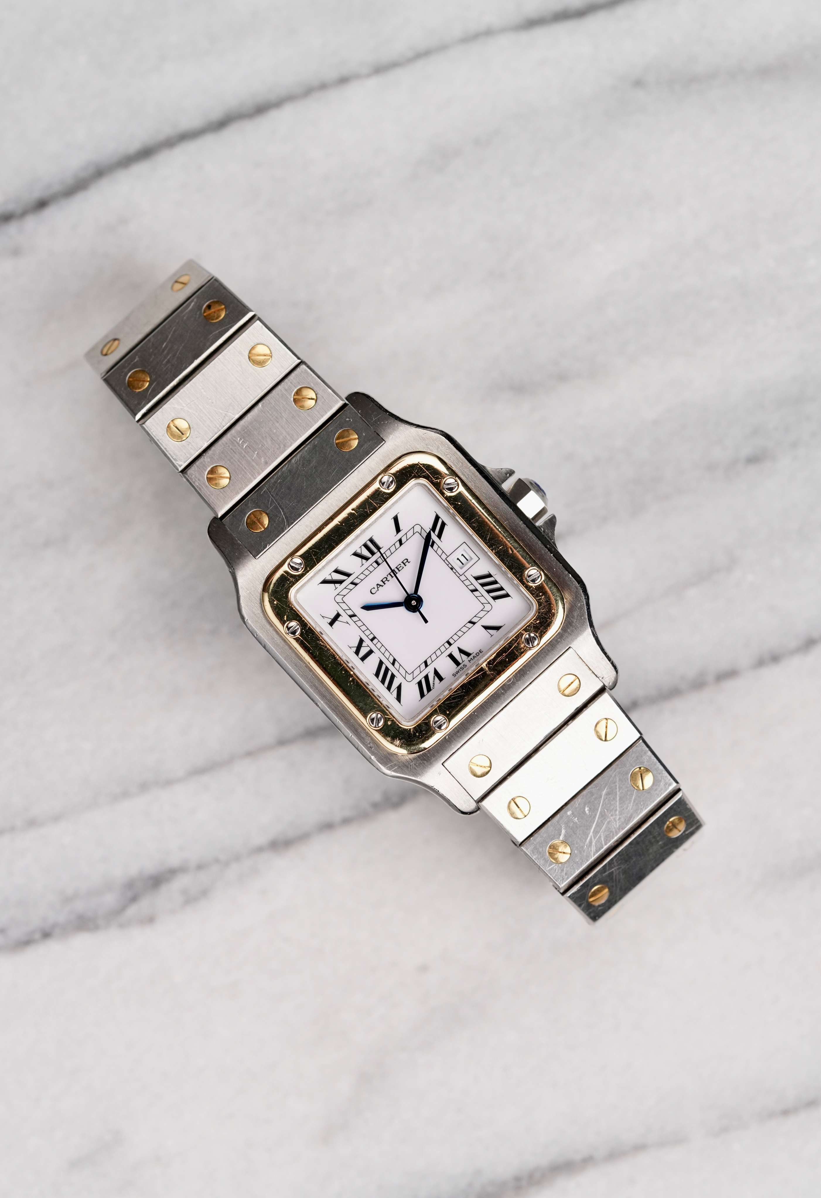 Cartier Santos Carree - Two Tone.