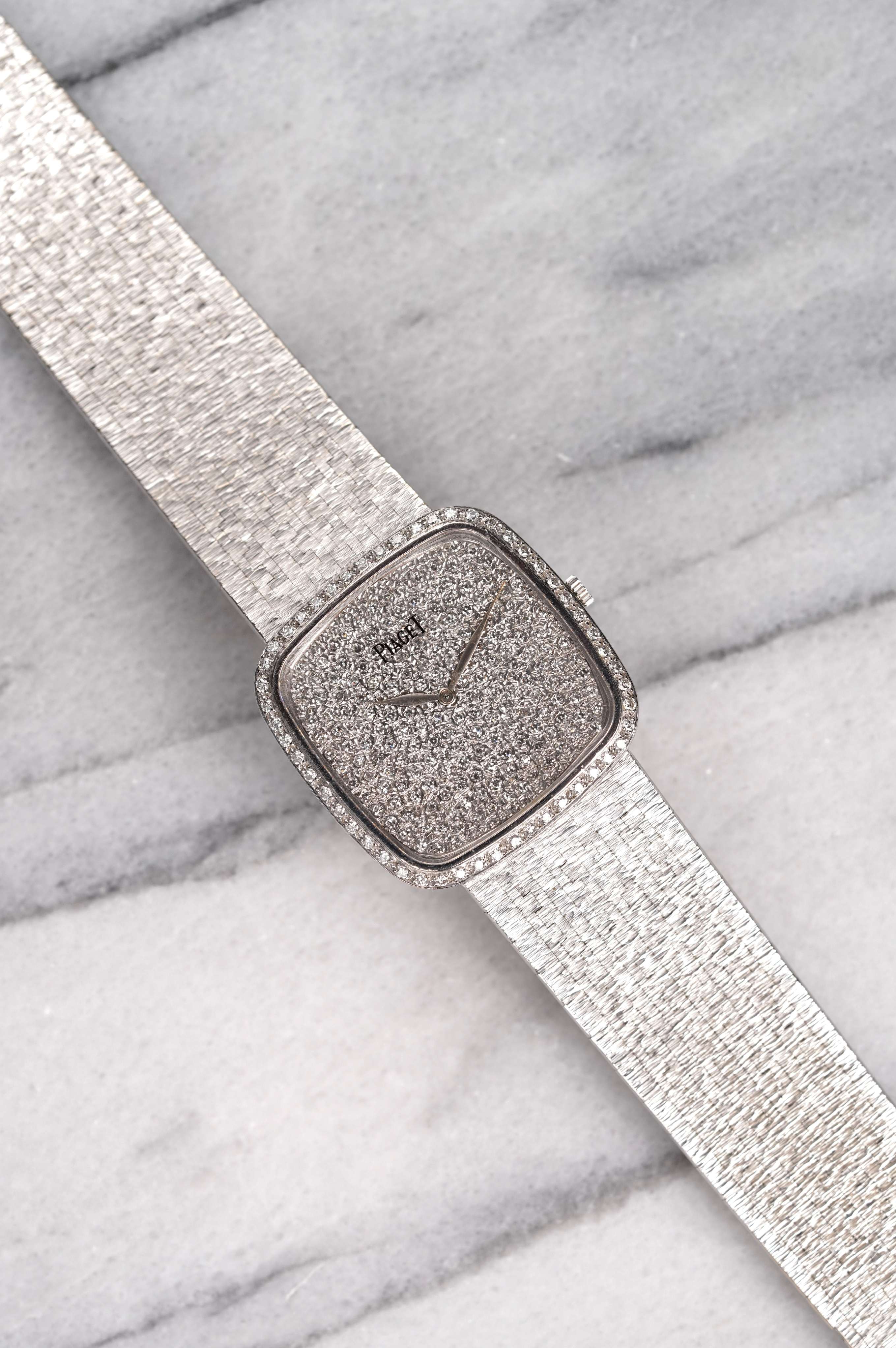 Piaget Diamond Pave - 18K White Gold.