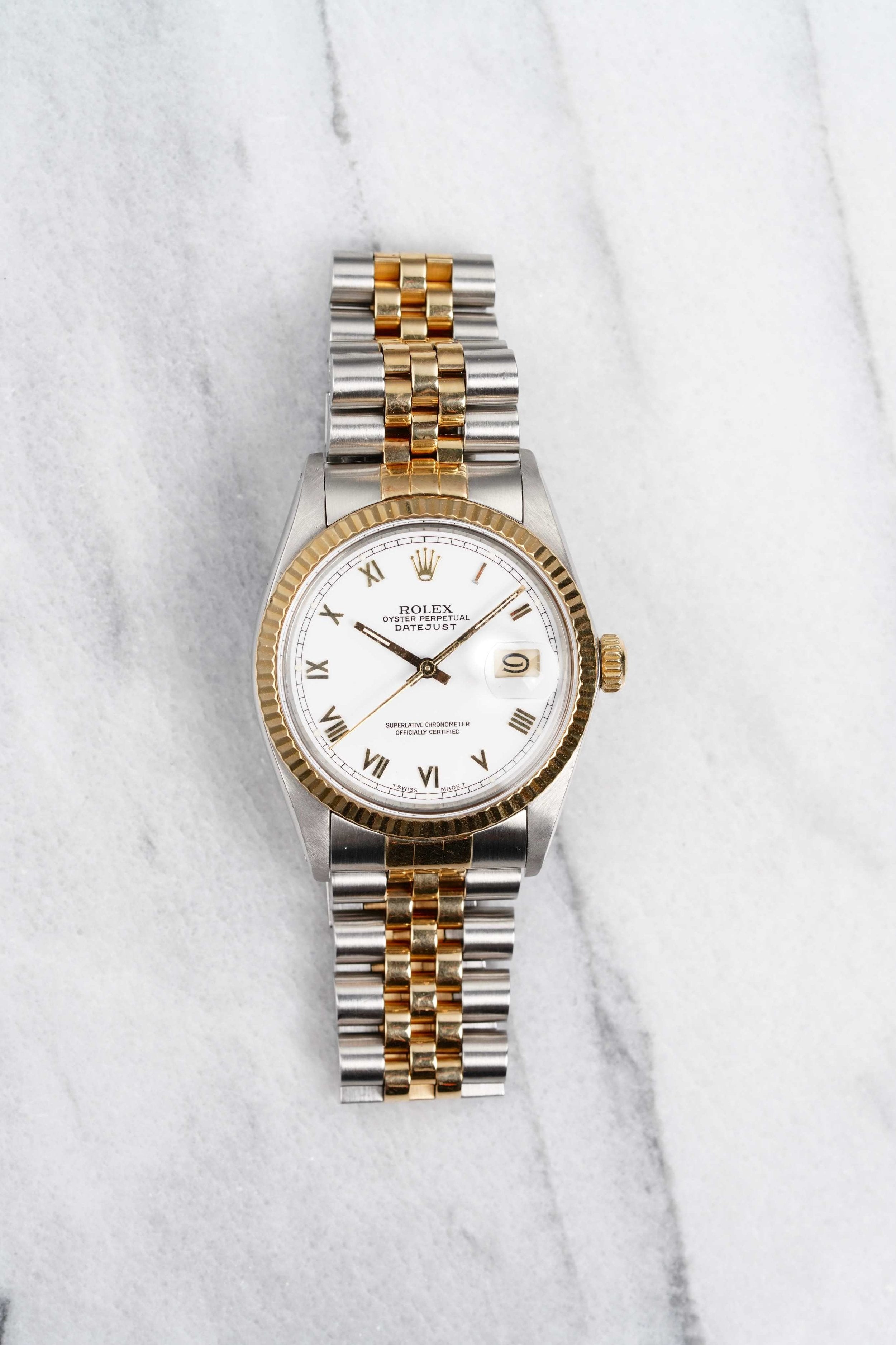 Rolex Datejust 16013 - White Roman numerals