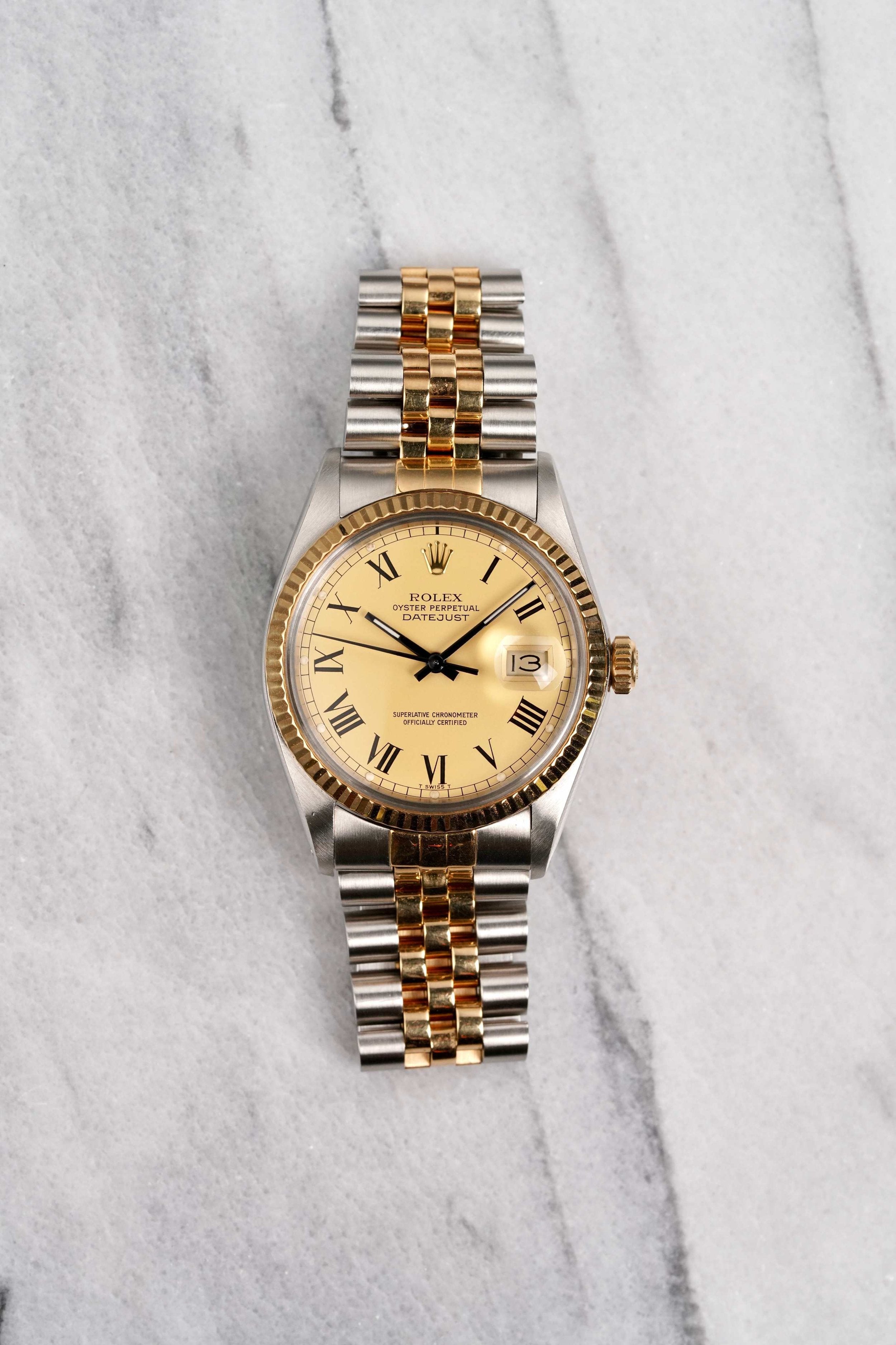 Rolex Datejust 16013 - Lemon Buckley.