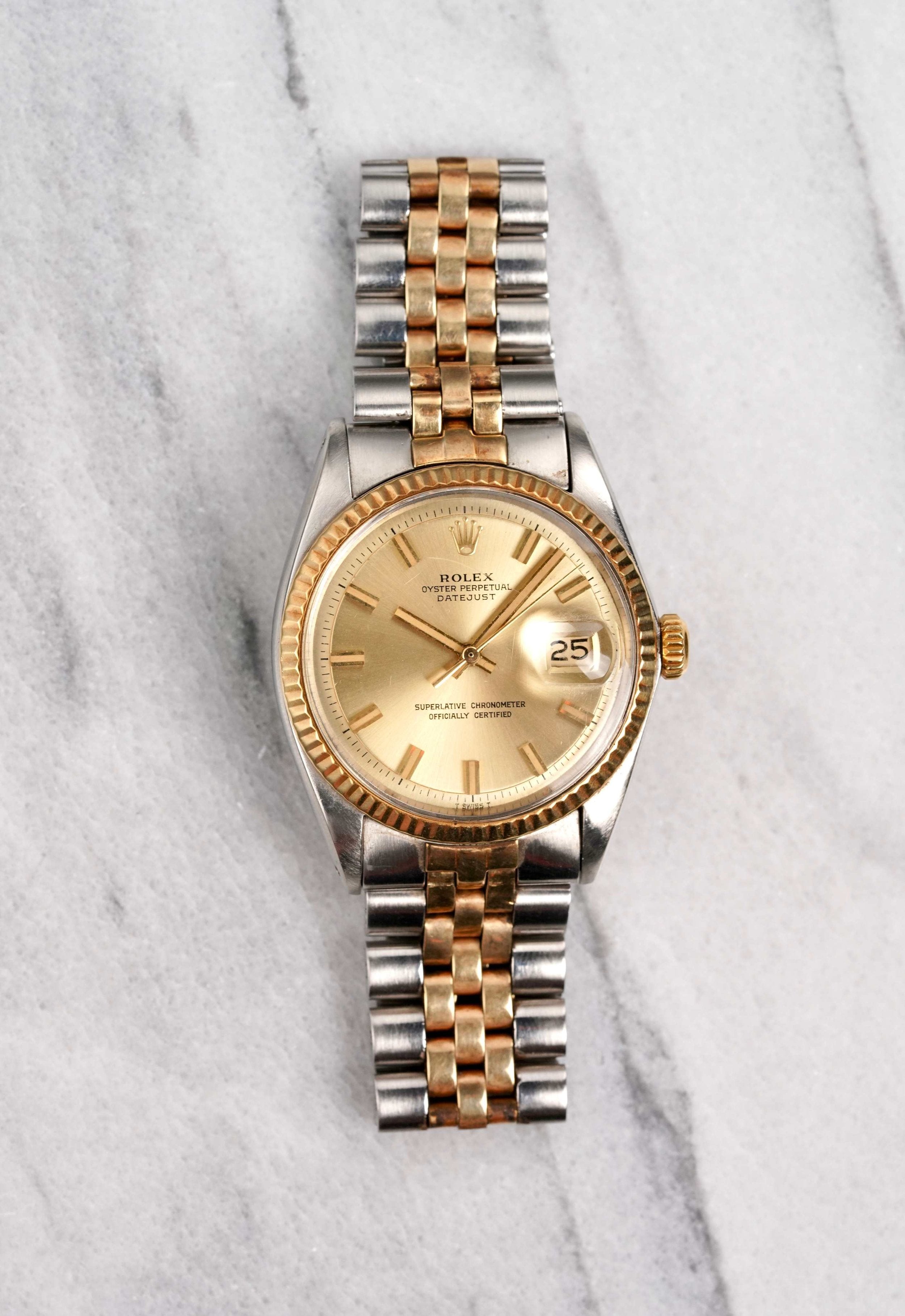 Rolex Datejust 1601 - Two Tone Wideboy.