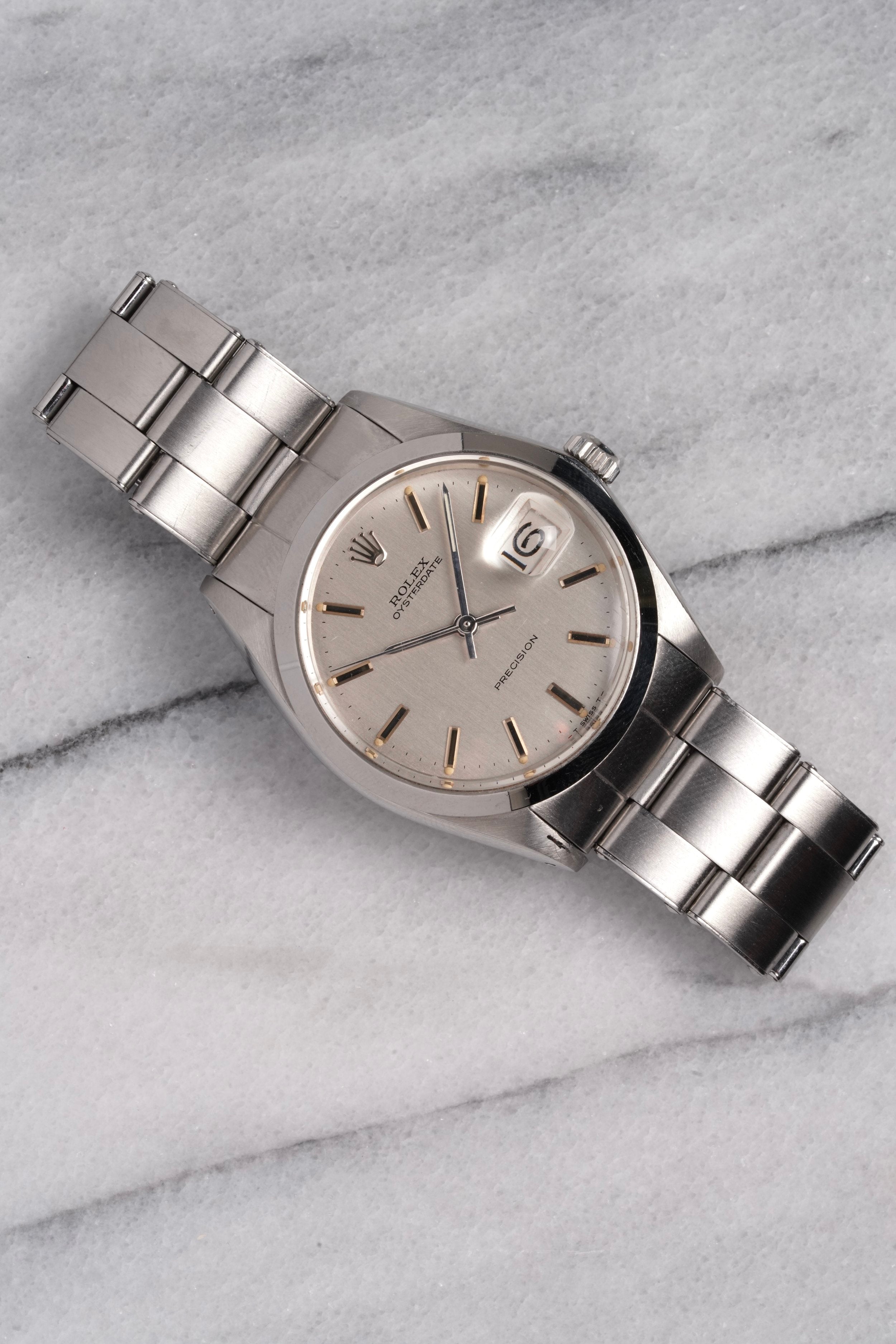 Rolex Precision Oystedate - Silver Stripe.