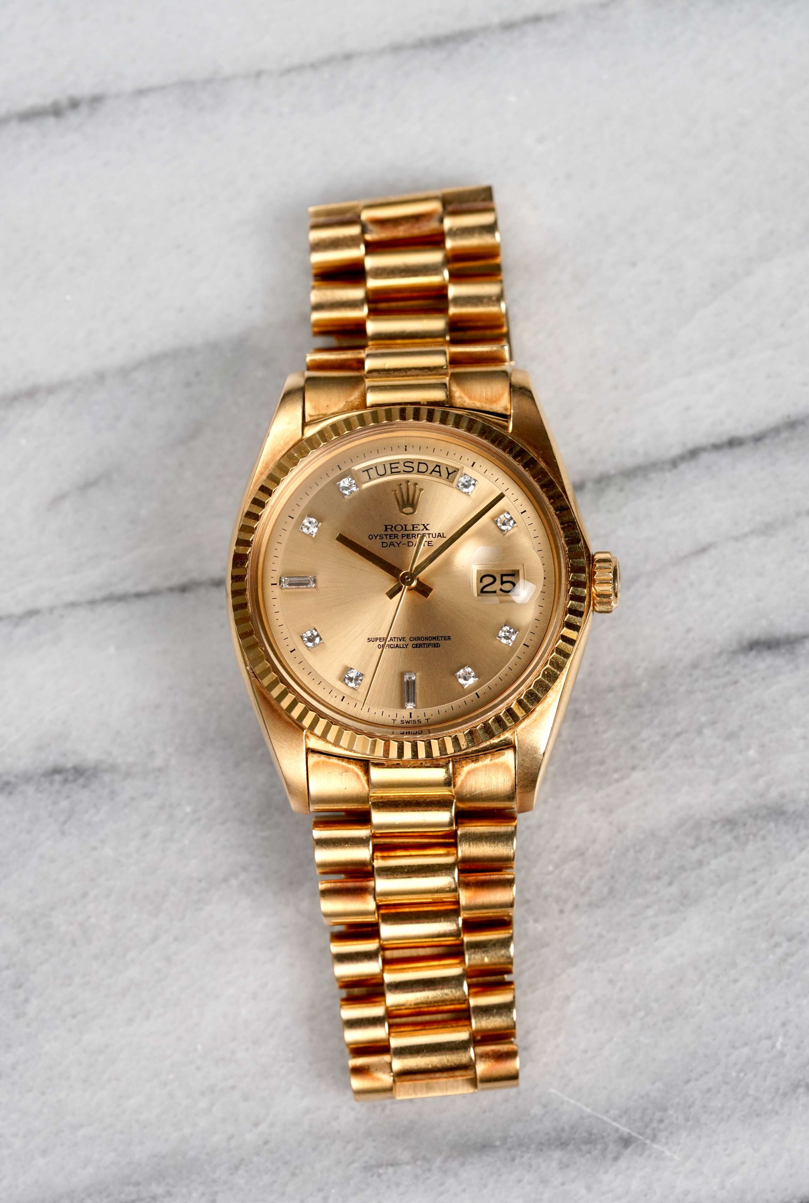 Rolex Daydate 1803 - 18K Yellow Gold.