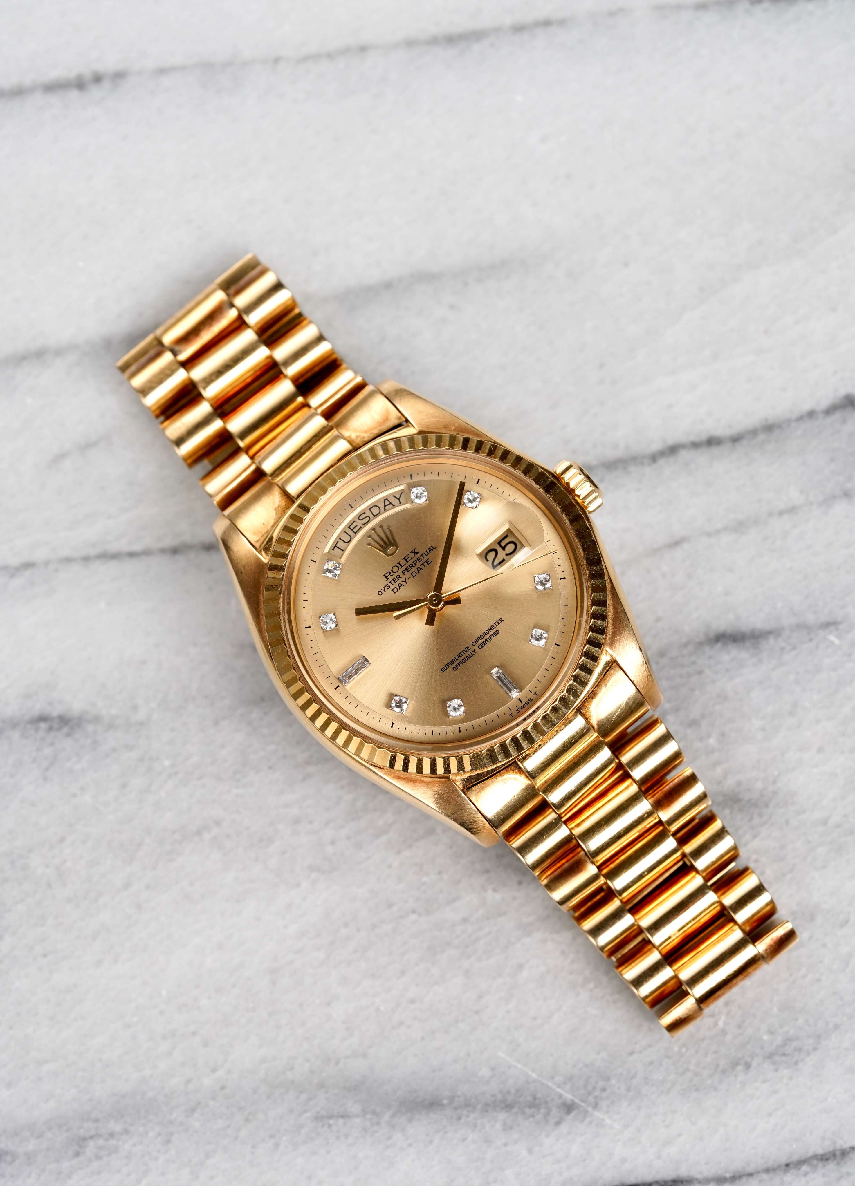 Rolex Daydate 1803 - 18K Yellow Gold.