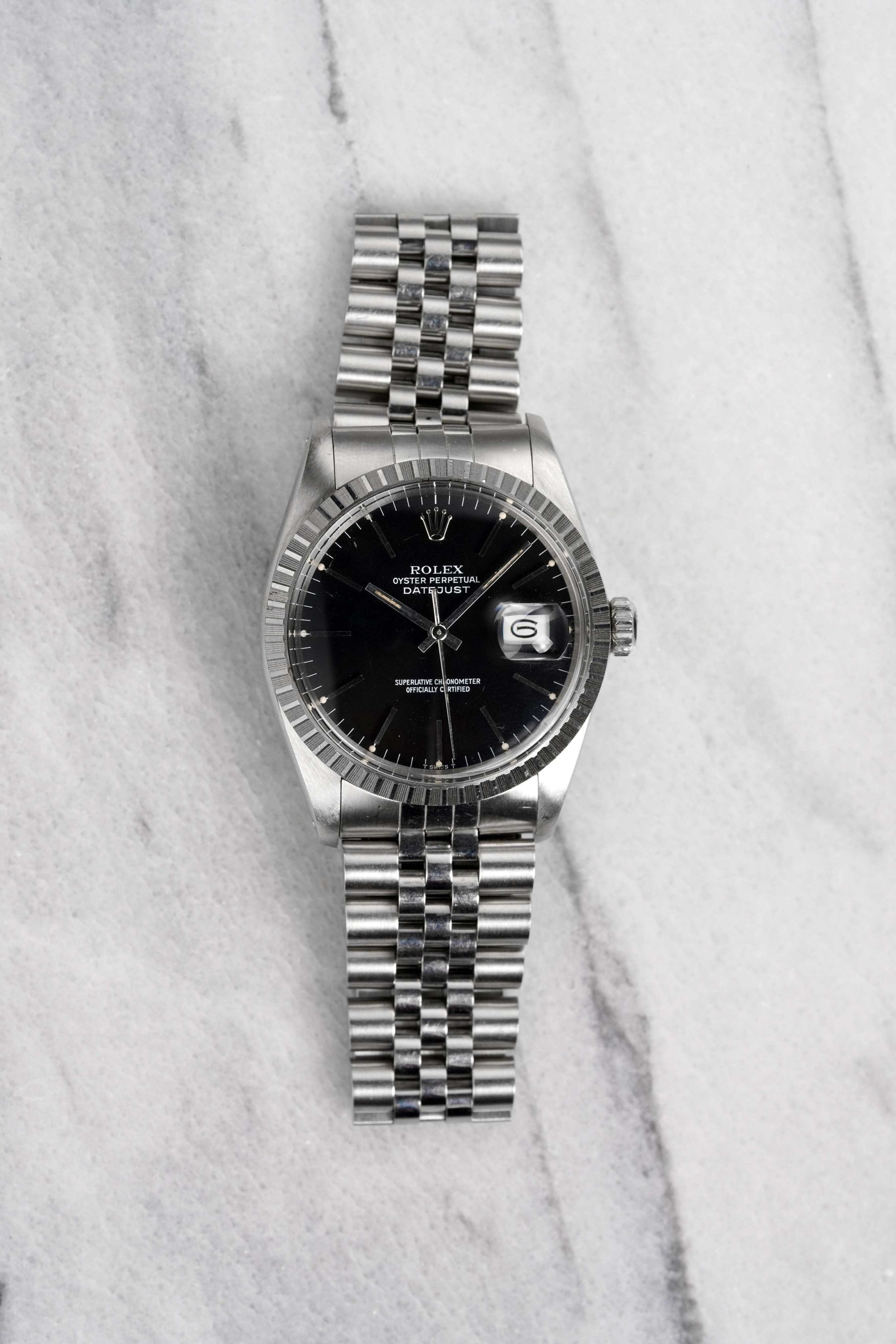 Rolex Datejust 16030 - Black Dial.