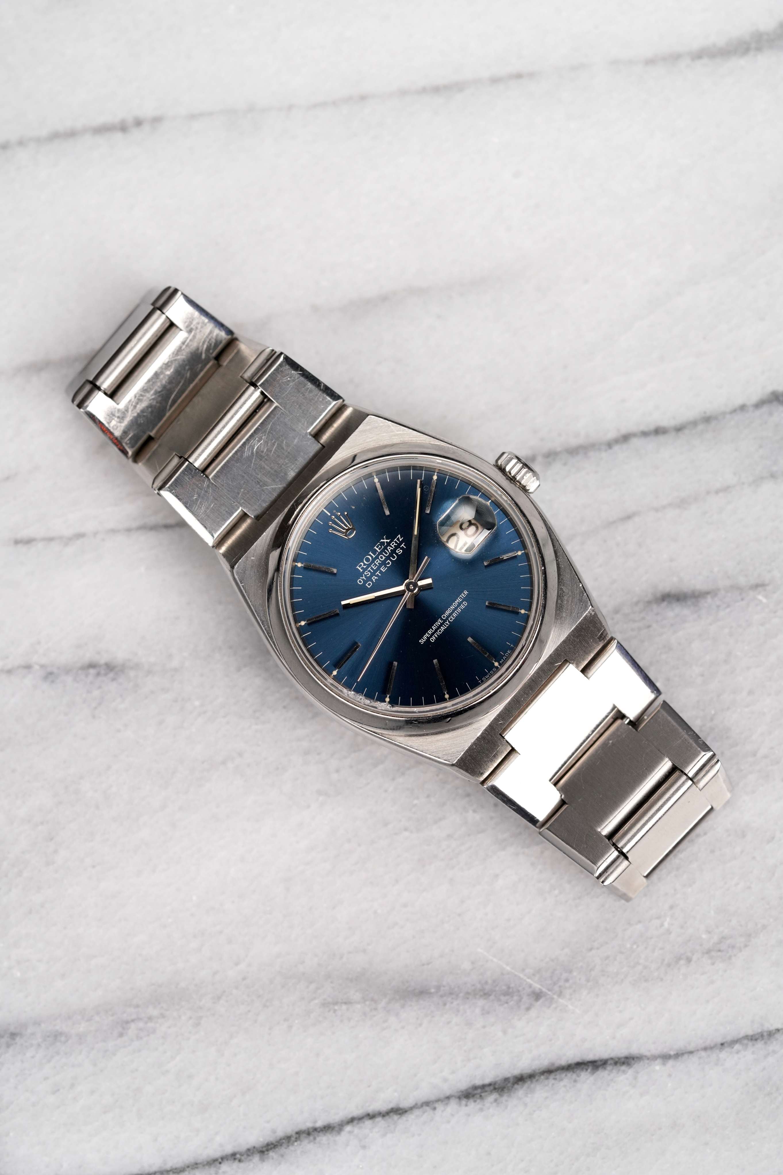 Rolex Datejust 17000 - Oysterquartz Blue Dial