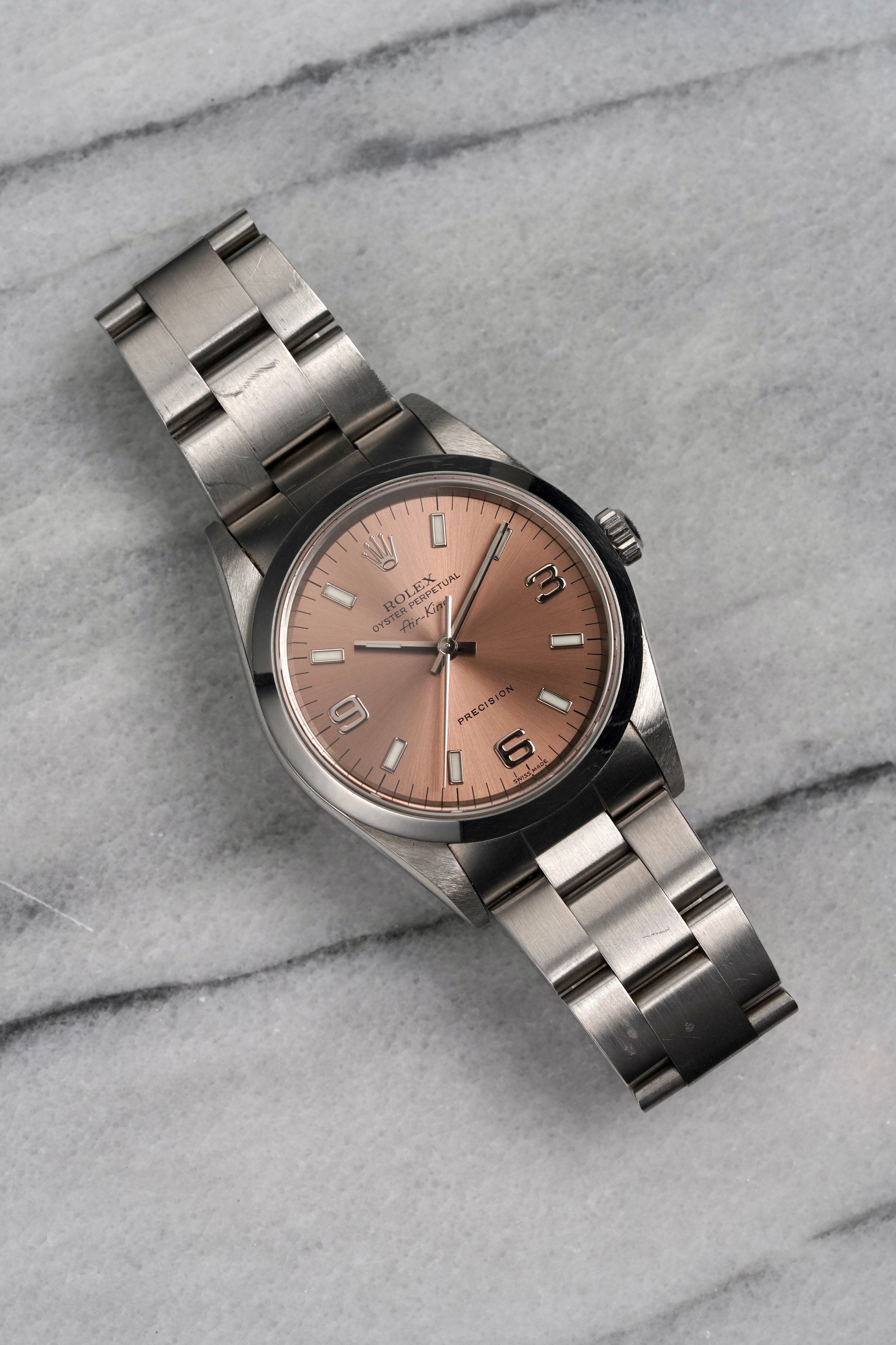 Rolex Air King 14000 - Salmon Dial.