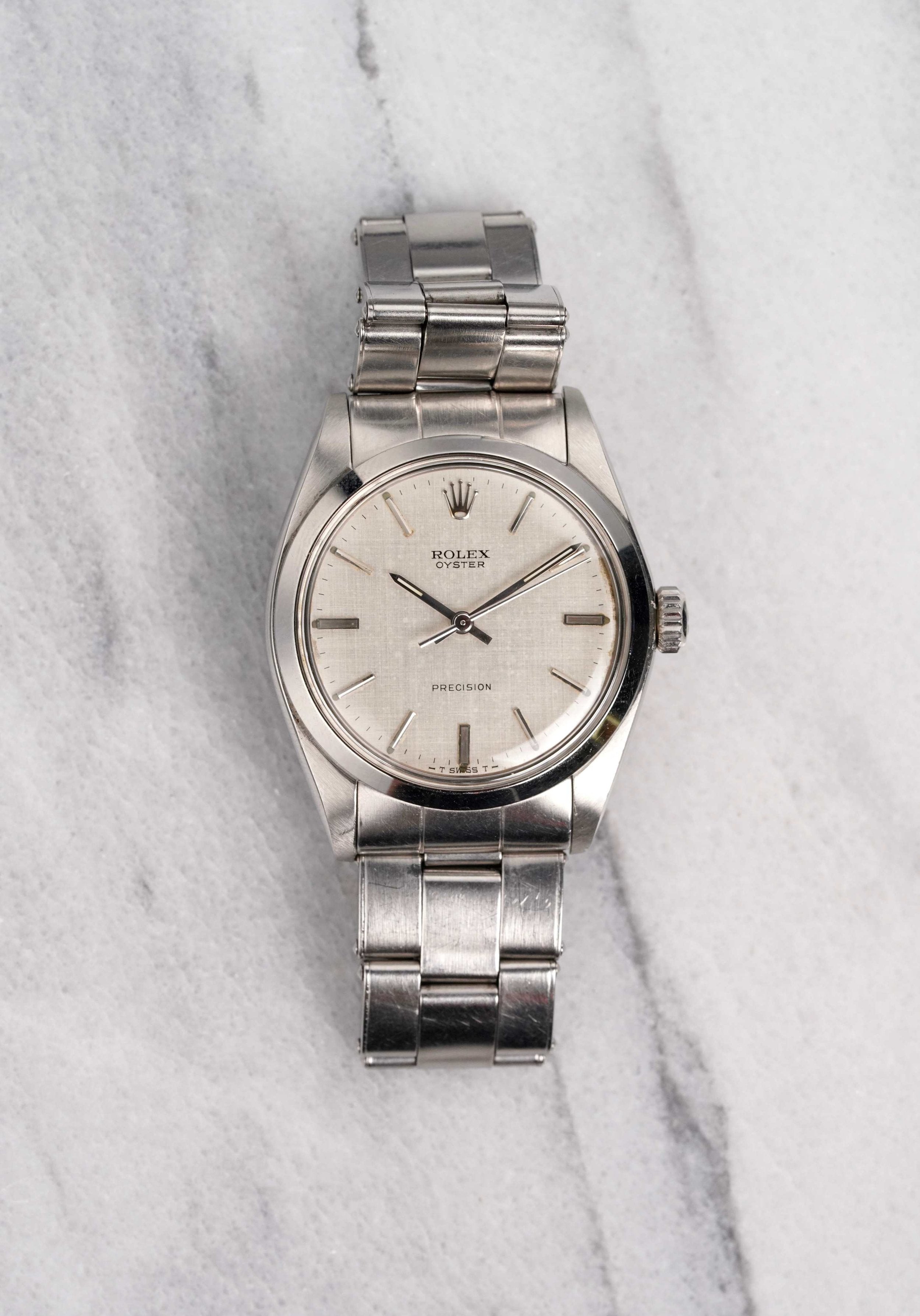 Rolex Oyster 6426 - Silver Linen.