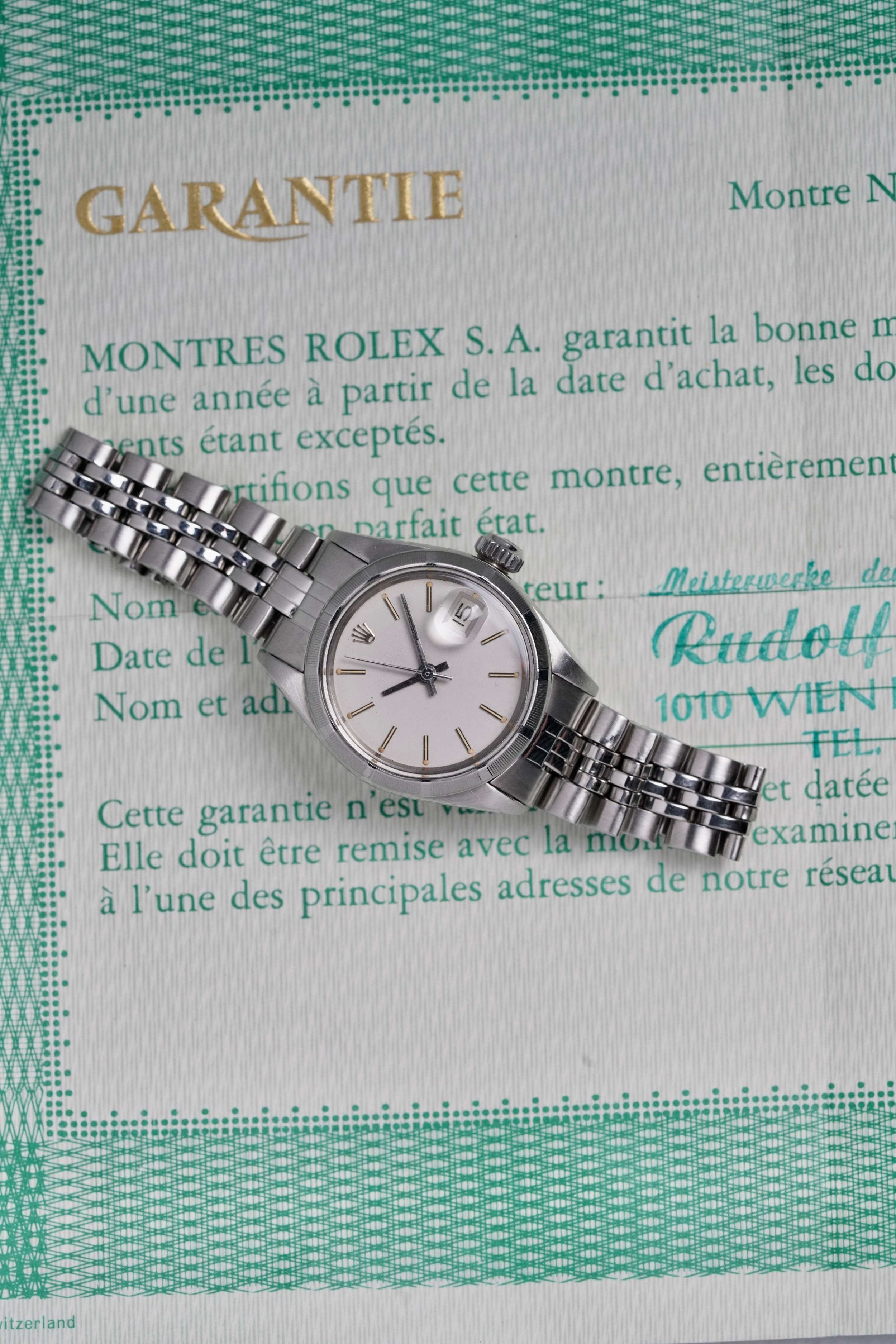 Rolex Date - Ghost Dial w/ Papers.