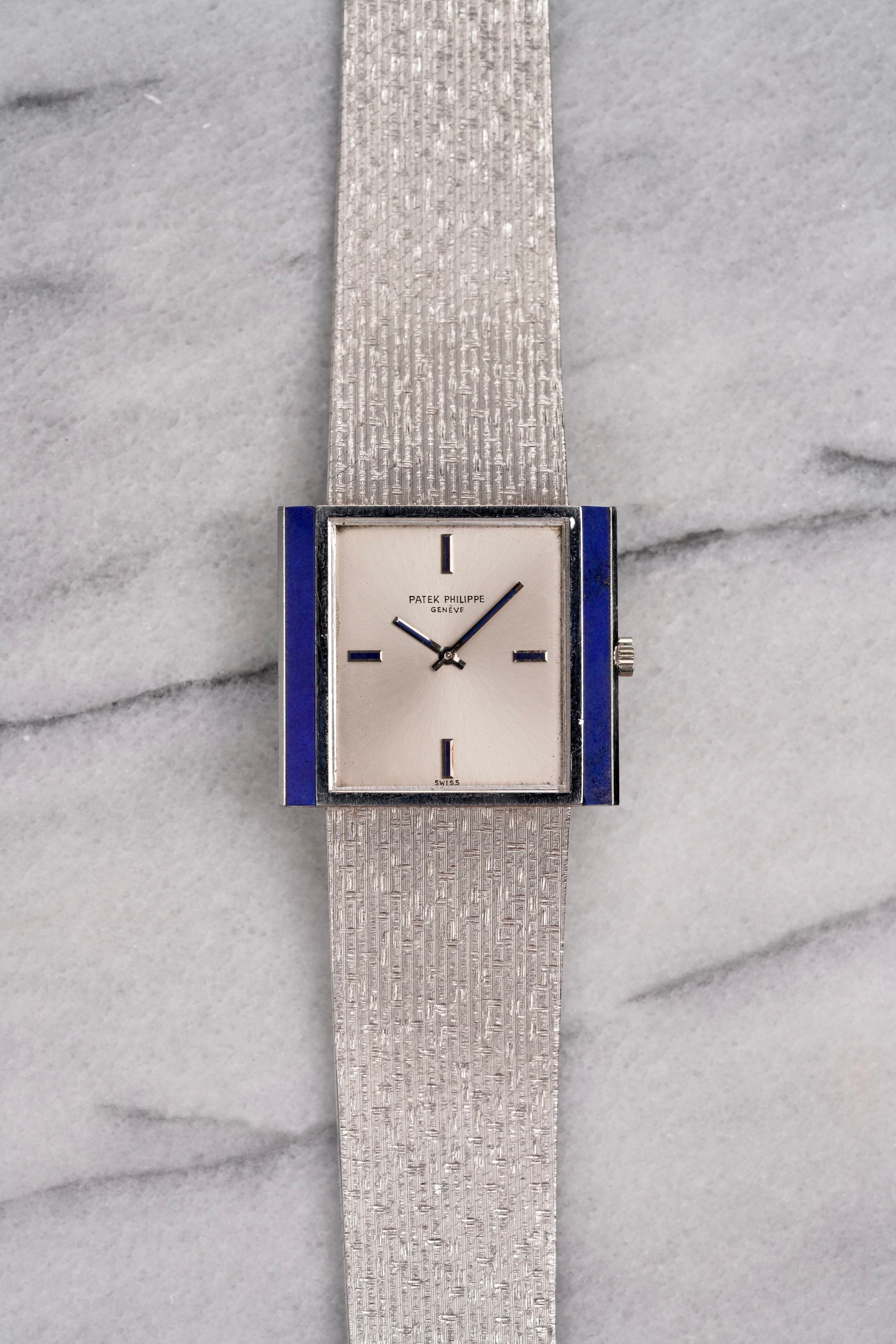 Patek Philippe - 18K White Gold & Lapis